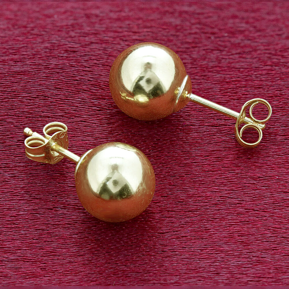 14k Gold filled Ball Post back Stud Earrings - Gem Avenue