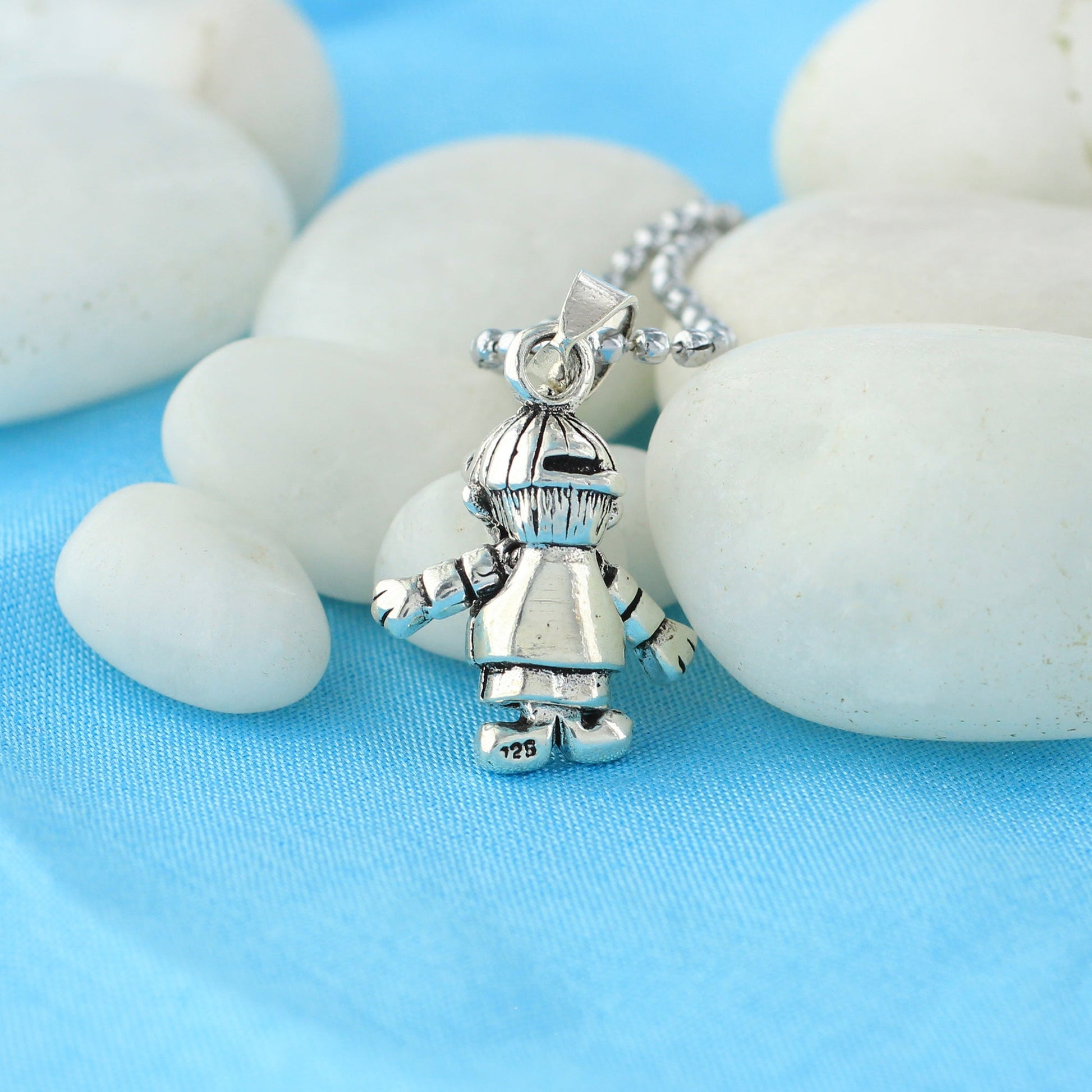 925 Sterling Silver Boy Pendant - Gem Avenue