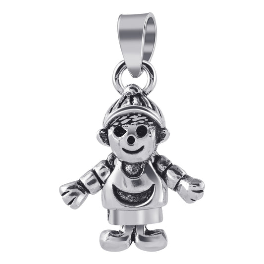 925 Sterling Silver Boy Pendant - Gem Avenue