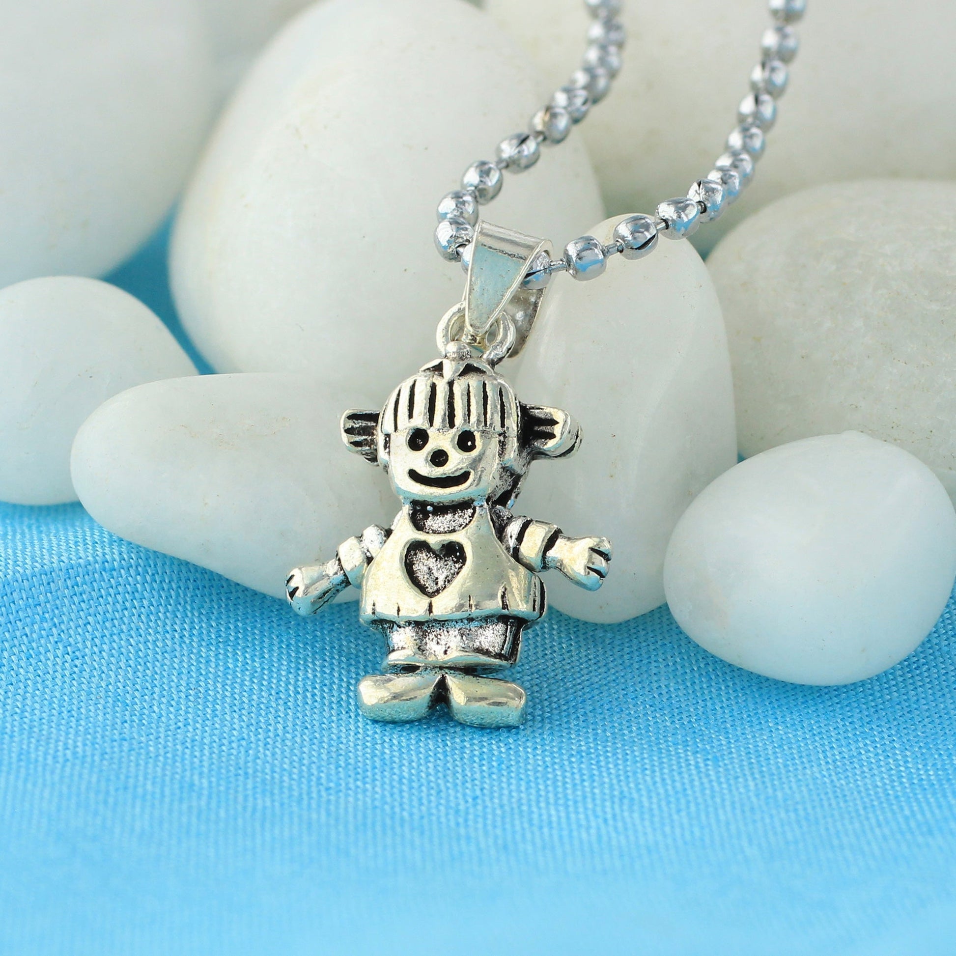 925 Sterling Silver Girl Pendant girl friend - Gem Avenue