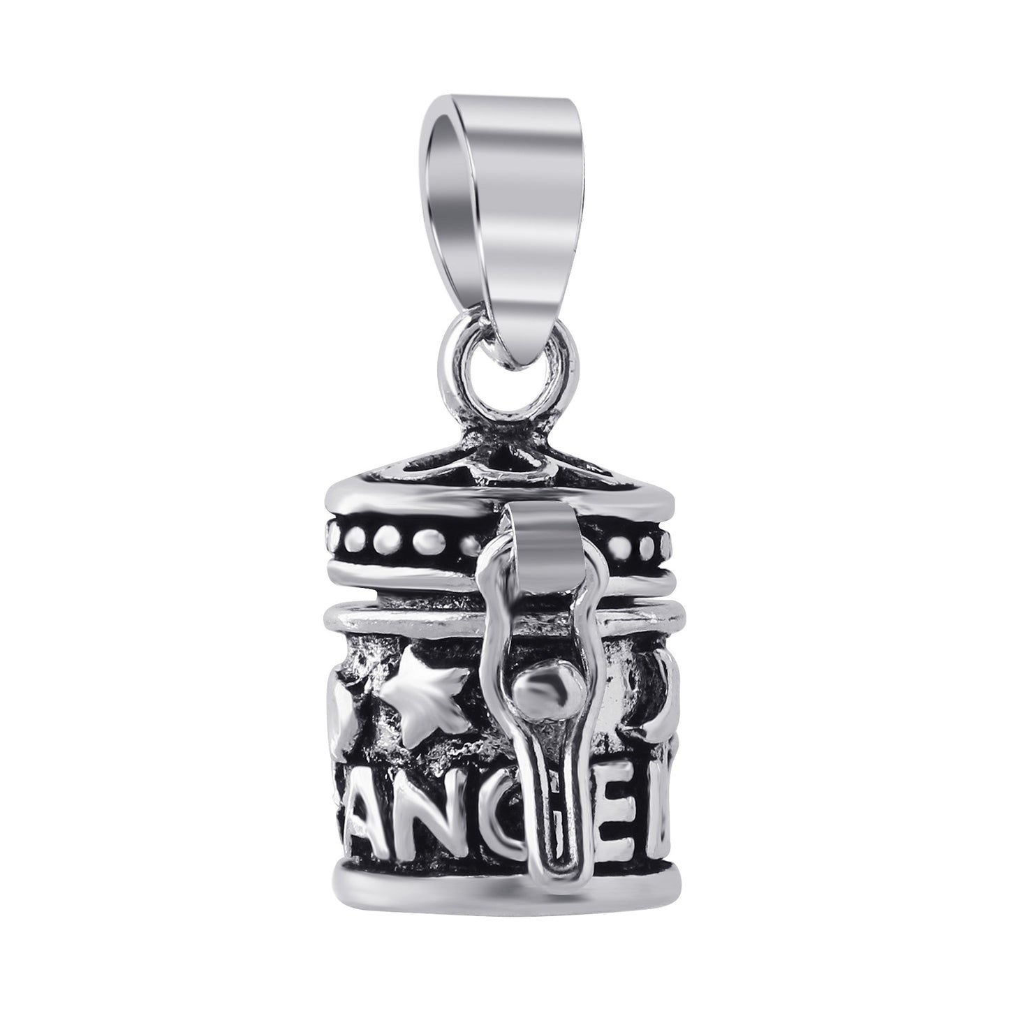 925 Sterling Silver Prayer Box Pendant - Gem Avenue