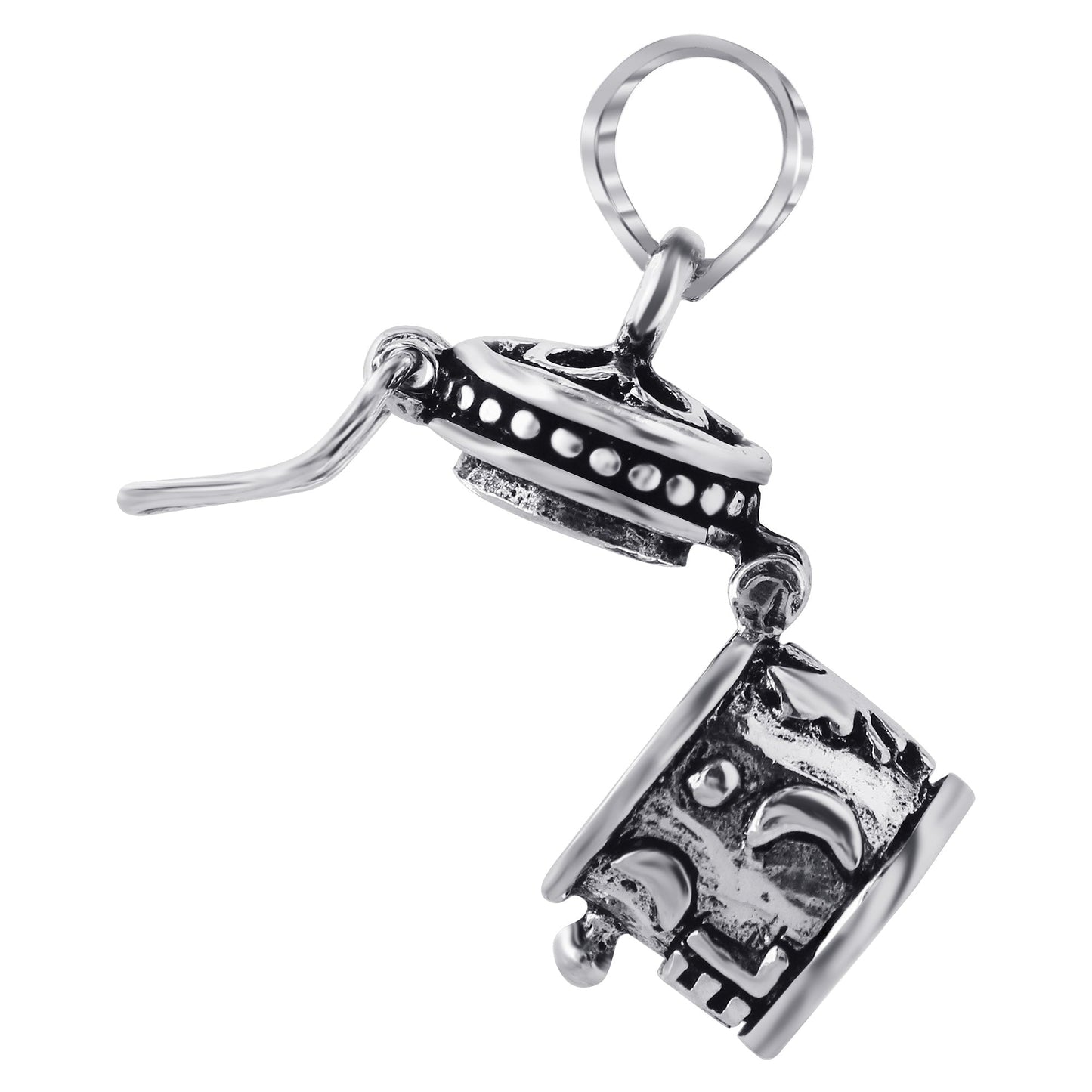 925 Sterling Silver Prayer Box Pendant - Gem Avenue