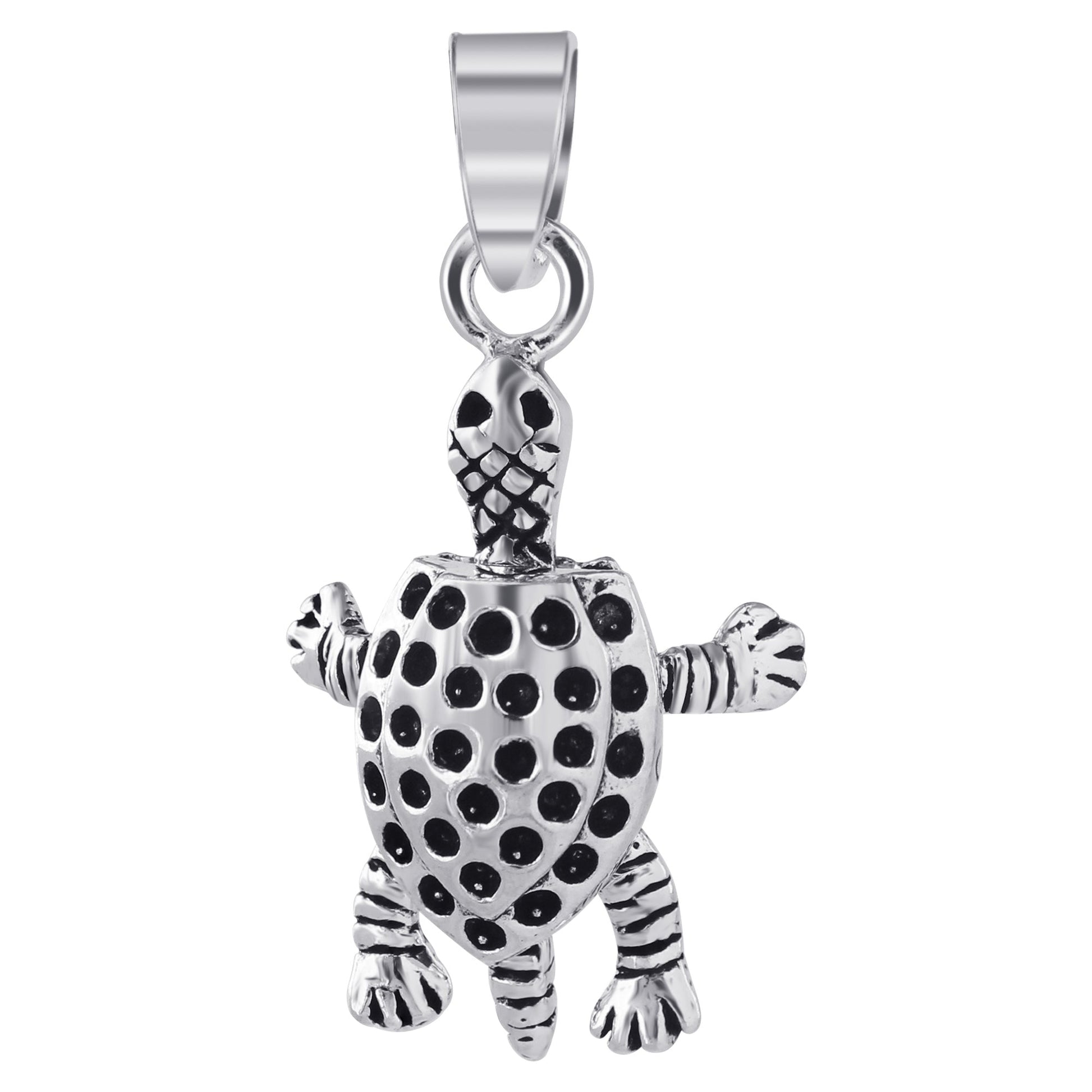 925 Sterling Silver Sea Turtle Pendant Animal - Gem Avenue