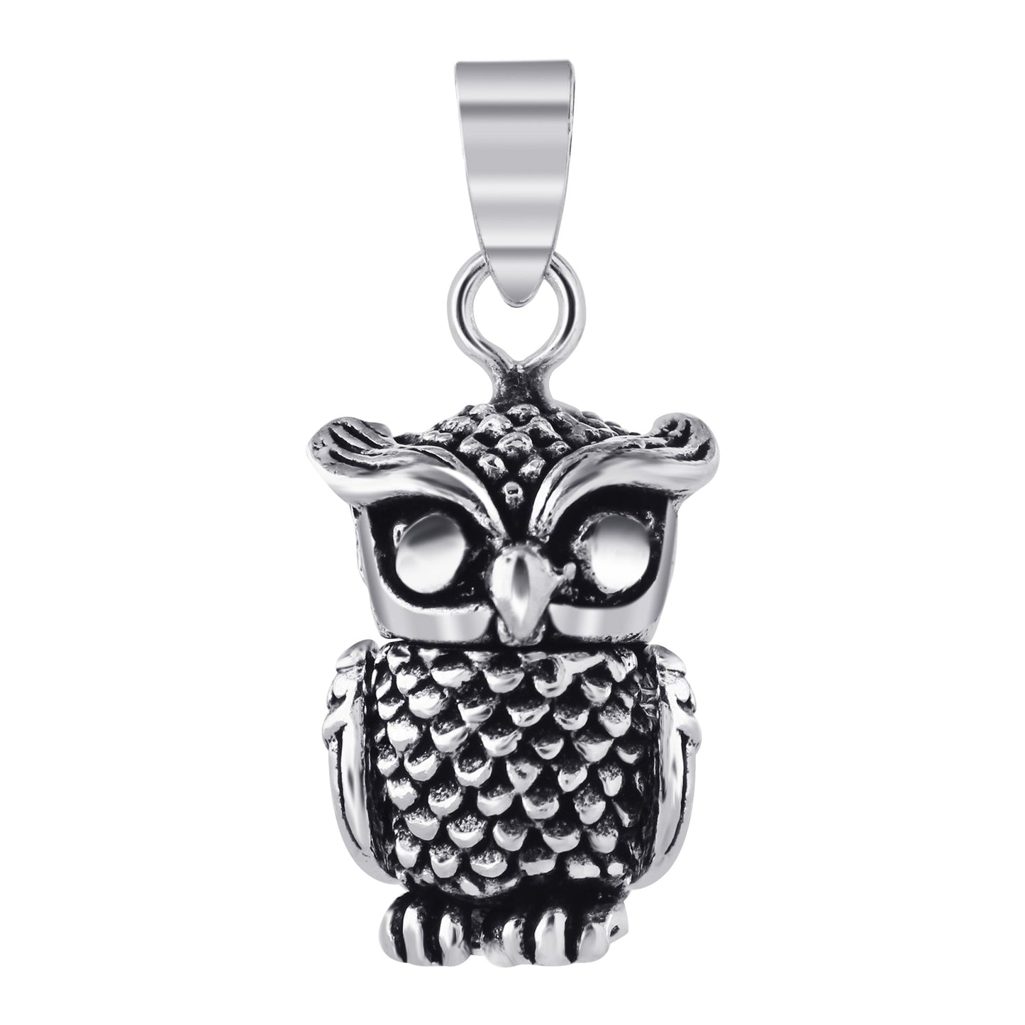 925 Sterling Silver Owl Pendant Birds - Gem Avenue