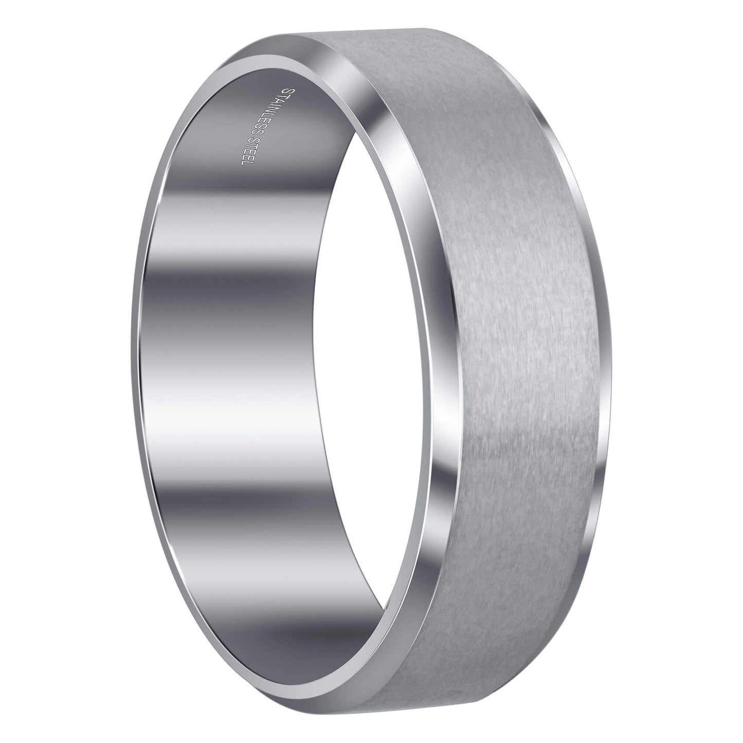 Men's Stainless Steel Comfort Fit Band - Gem Avenue