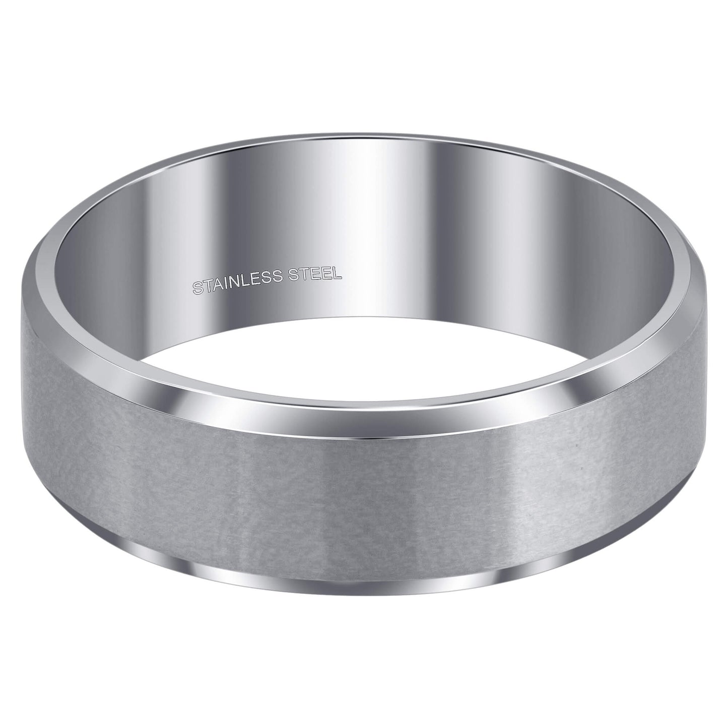Men's Stainless Steel Comfort Fit Band - Gem Avenue