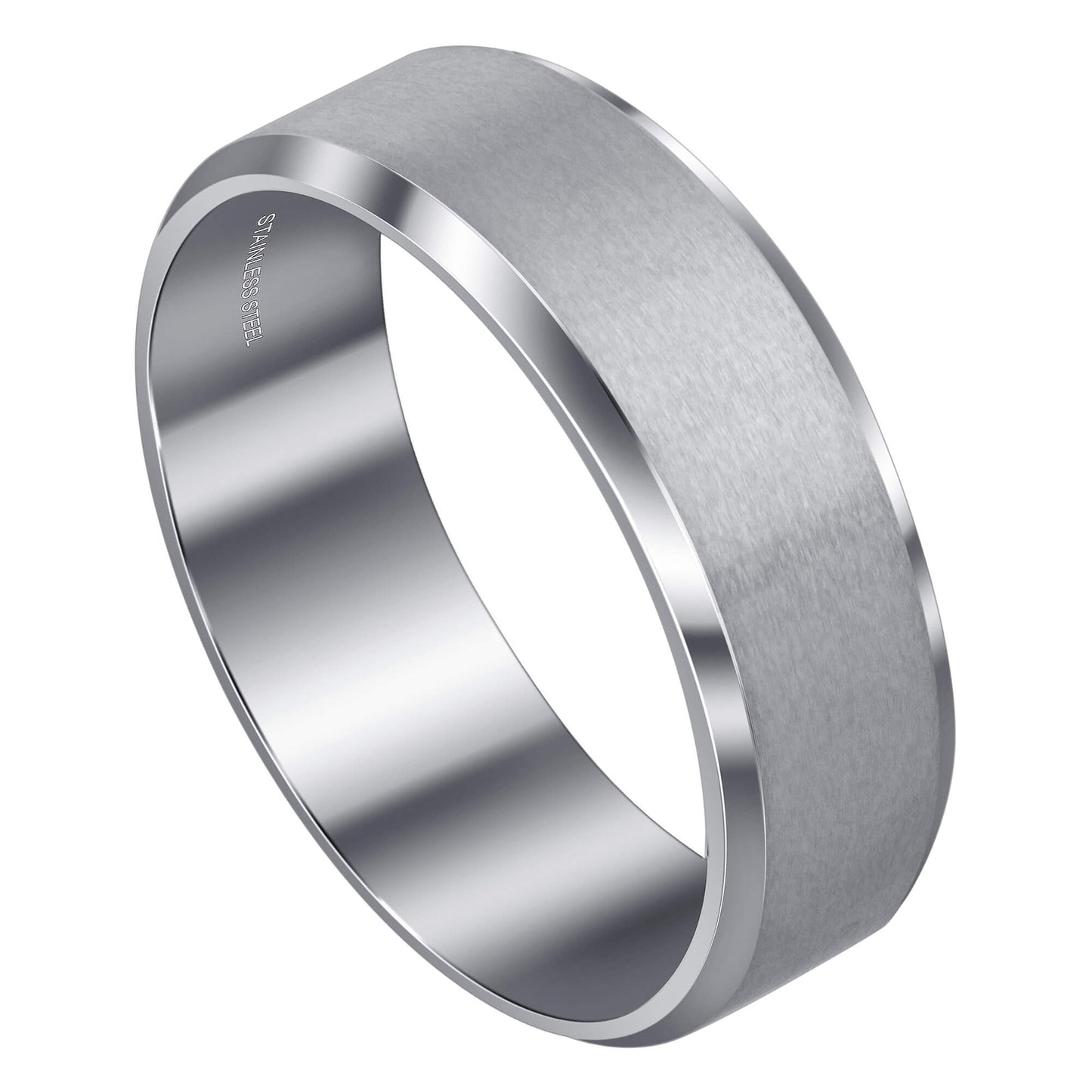 Men's Stainless Steel Comfort Fit Band - Gem Avenue