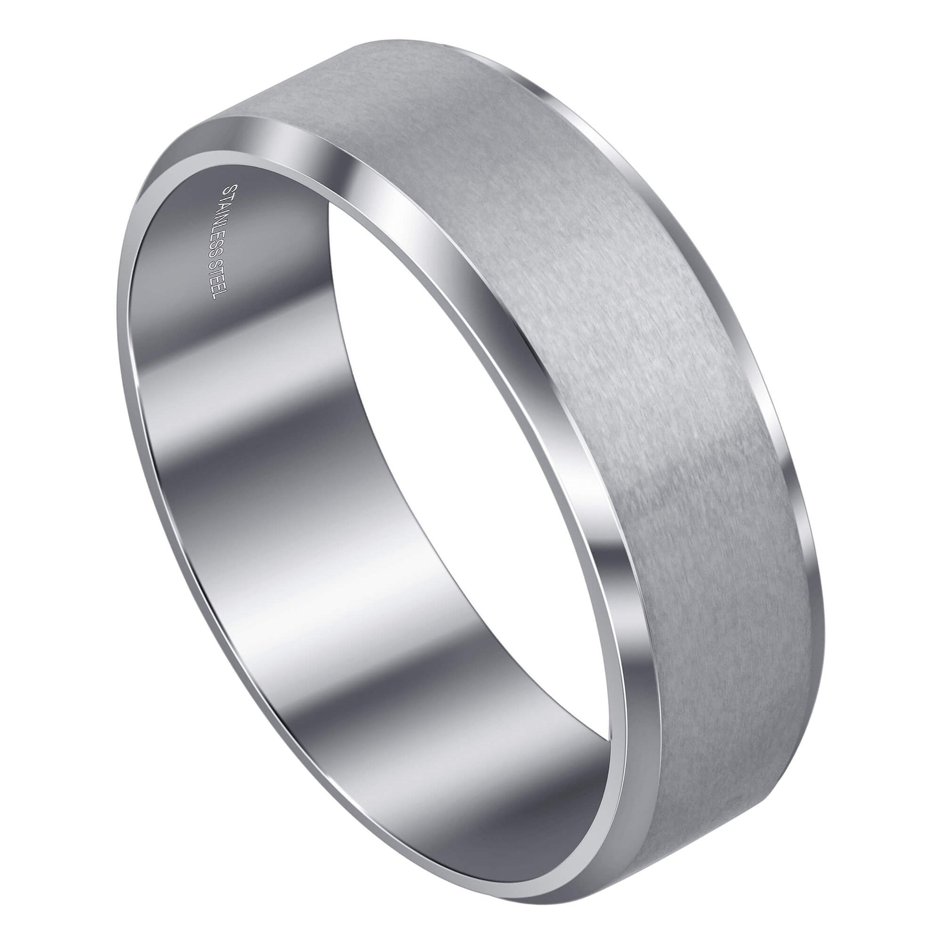 Men's Stainless Steel Comfort Fit Band - Gem Avenue
