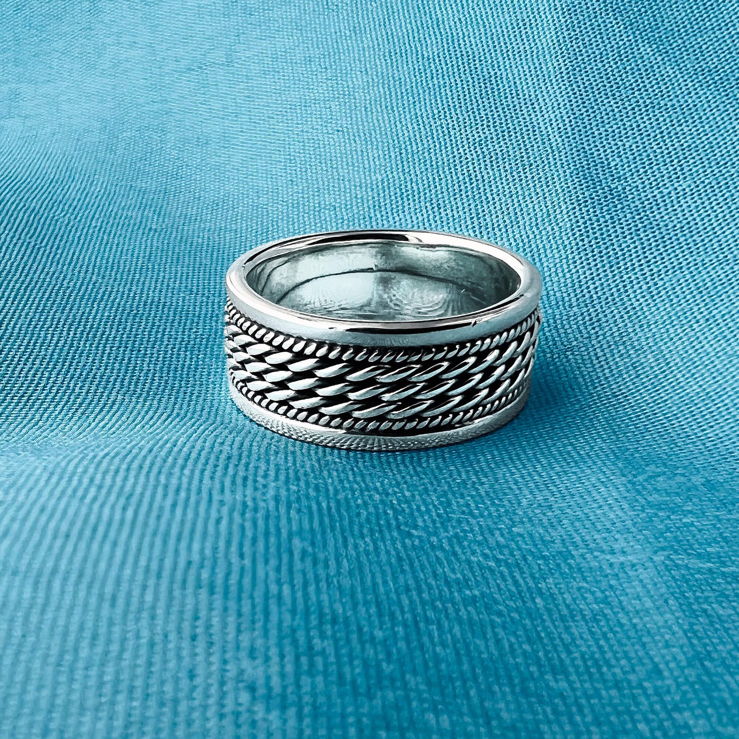 925 Sterling Silver Handmade Vintage Band Ring - Gem Avenue
