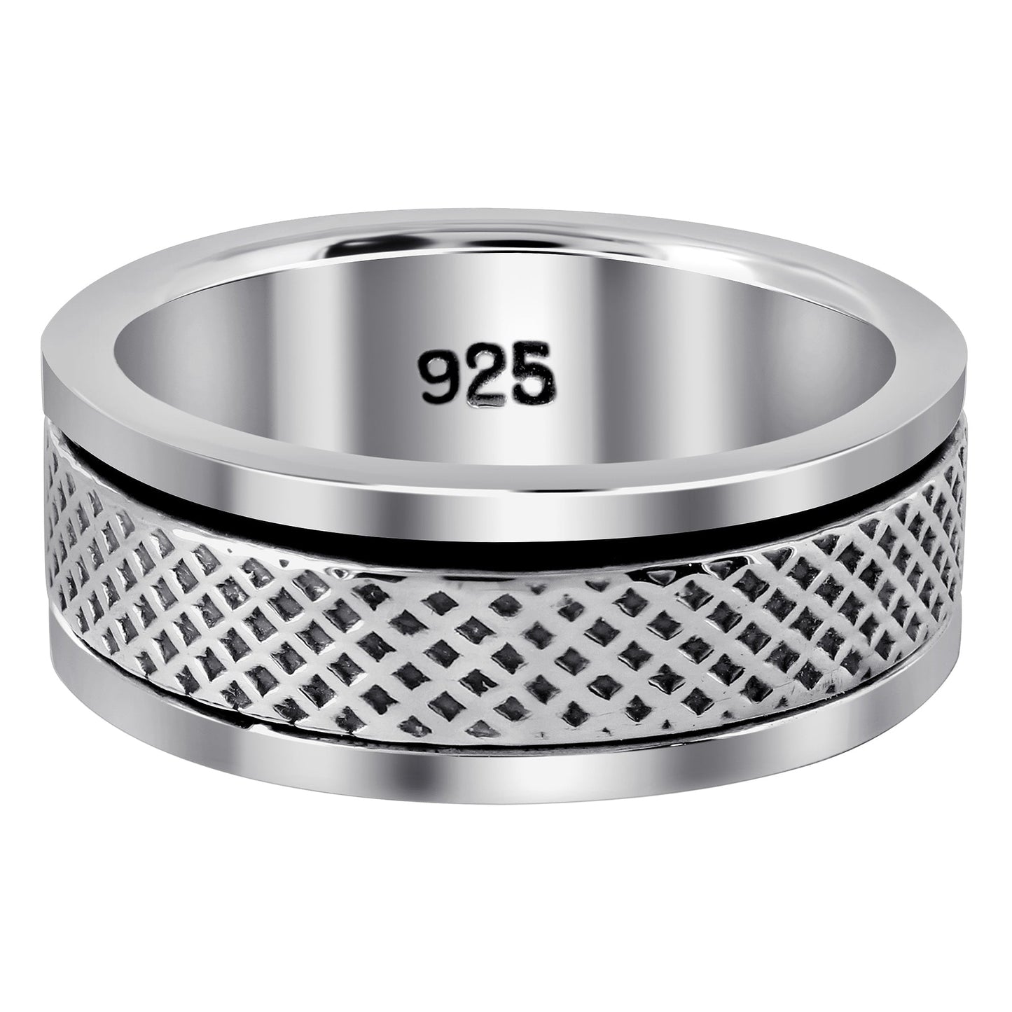 Handmade 925 Sterling Silver Band Ring - Gem Avenue