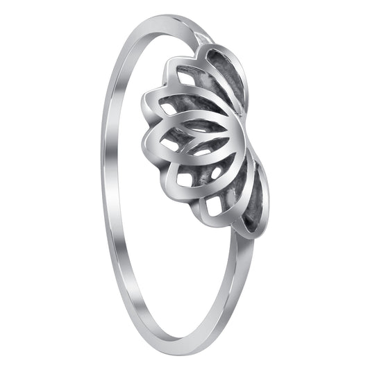 Flower Filigree 925 Sterling Silver Ring - Gem Avenue
