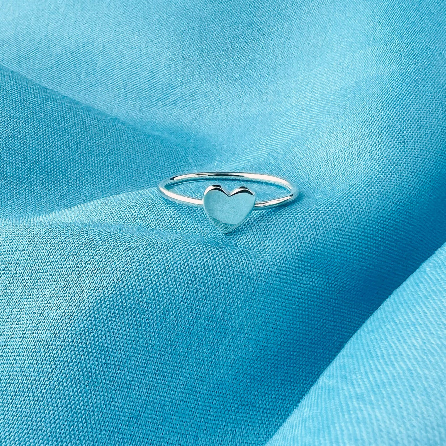 Love Heart 925 Sterling Silver Ring - Gem Avenue