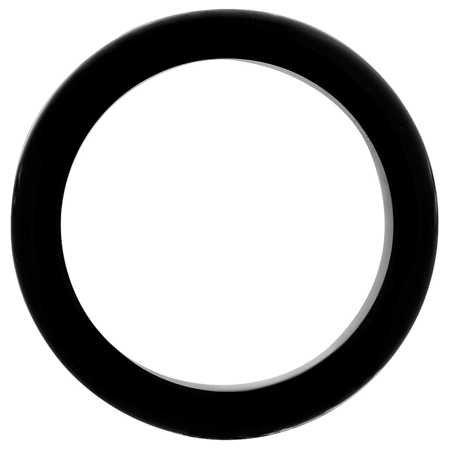Black Onyx Gemstone 6mm Unisex Band Gem Avenue