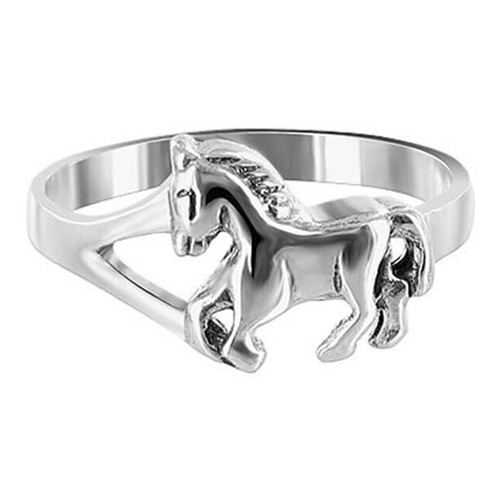 Horse Pony 925 Sterling Silver Ring - Gem Avenue