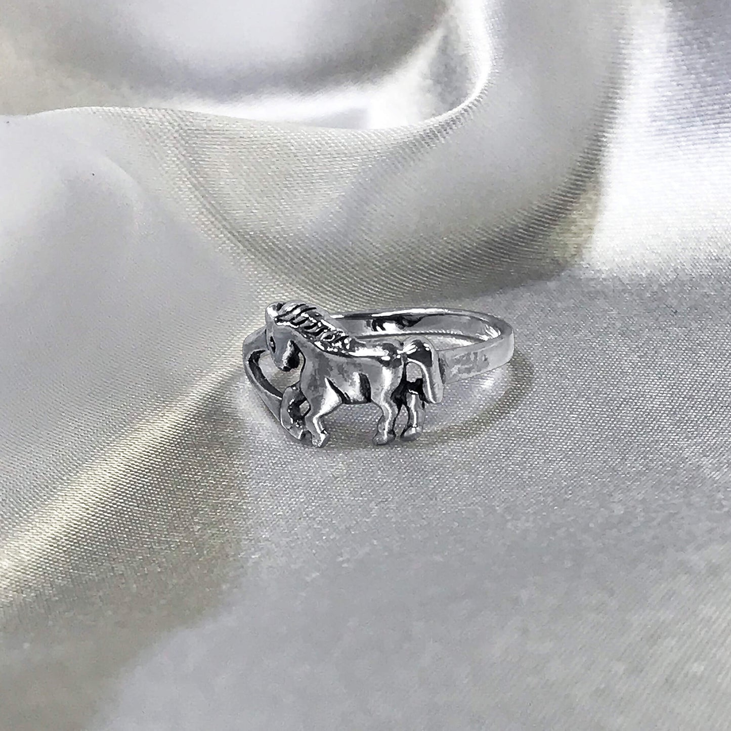 Horse Pony 925 Sterling Silver Ring - Gem Avenue