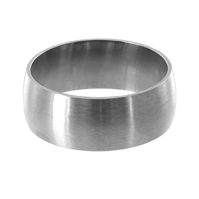 Stainless Steel Engravable Plain Band Ring - Gem Avenue
