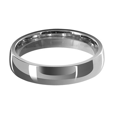 Stainless Steel Plain Band Ring - Gem Avenue