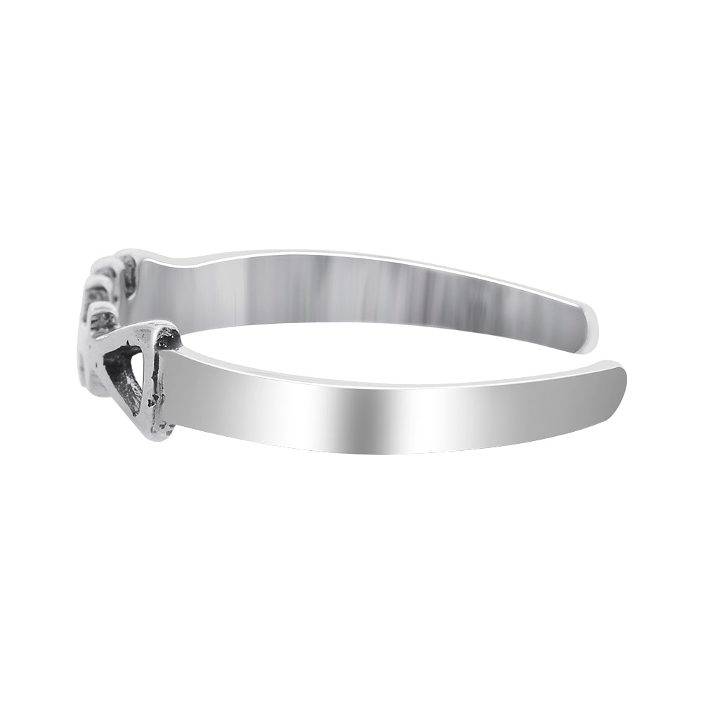 925 Sterling Silver Fish bone Toe Ring Sea life - Gem Avenue