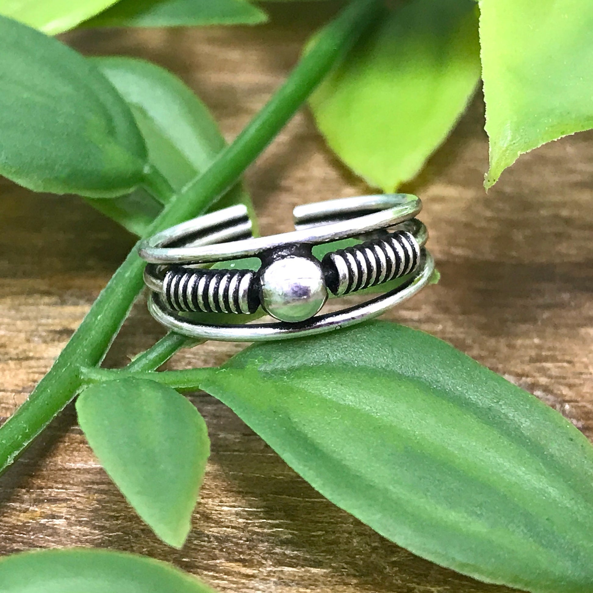 925 Sterling Silver Round Ball Toe Ring - Gem Avenue