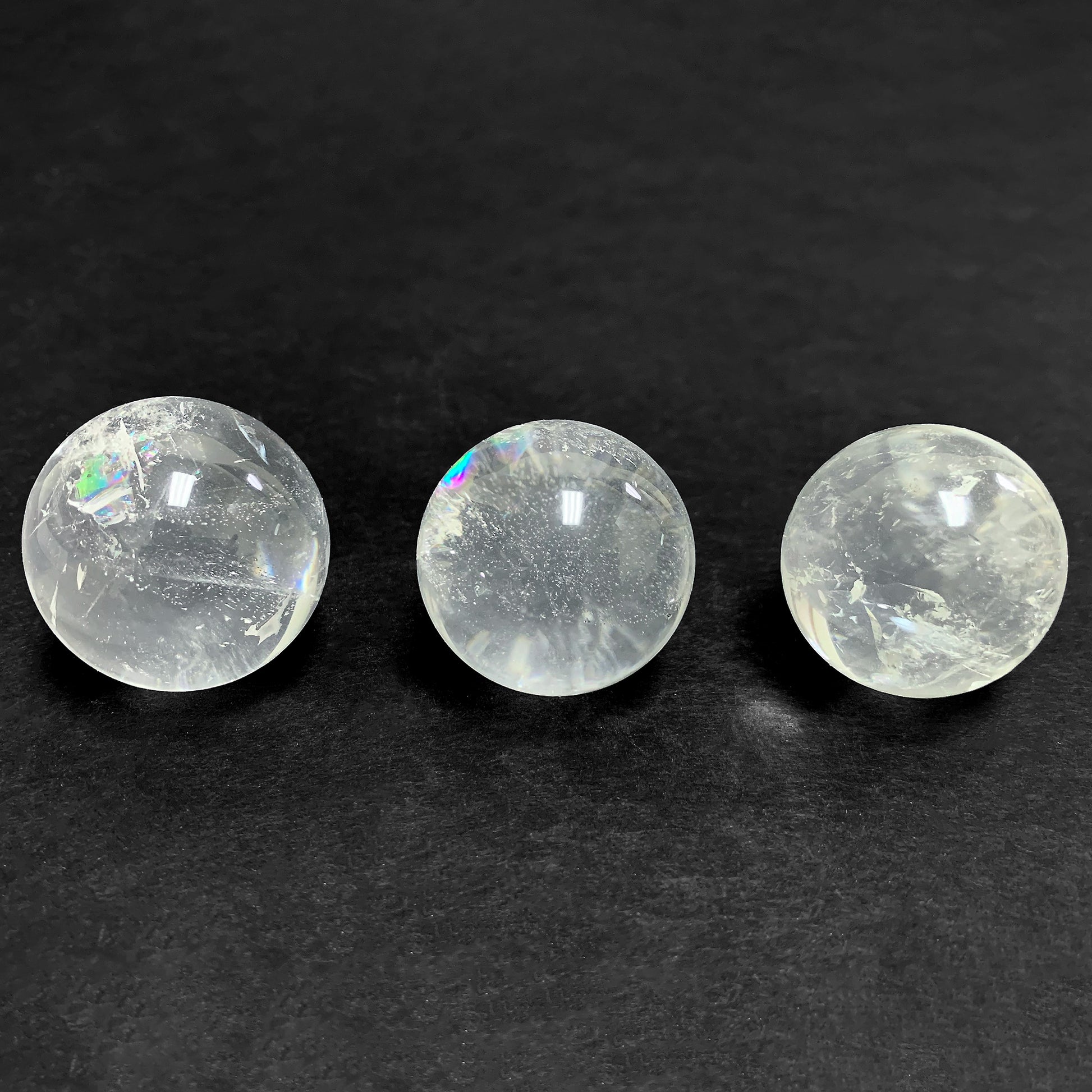Polished Clear Quartz Crystal Sphere Decor Ball - Gem Avenue