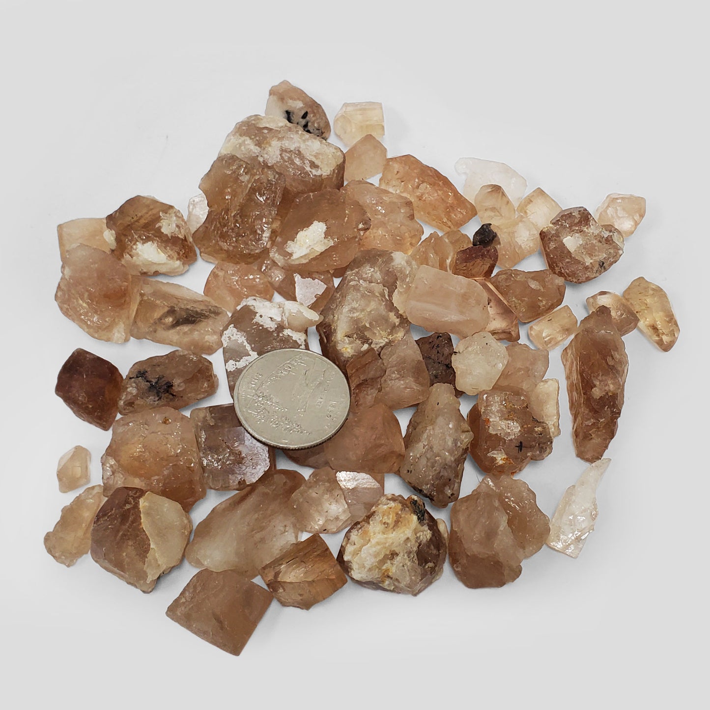 Natural Rough Brown Topaz Crystal Gemstones-Gem Avenue