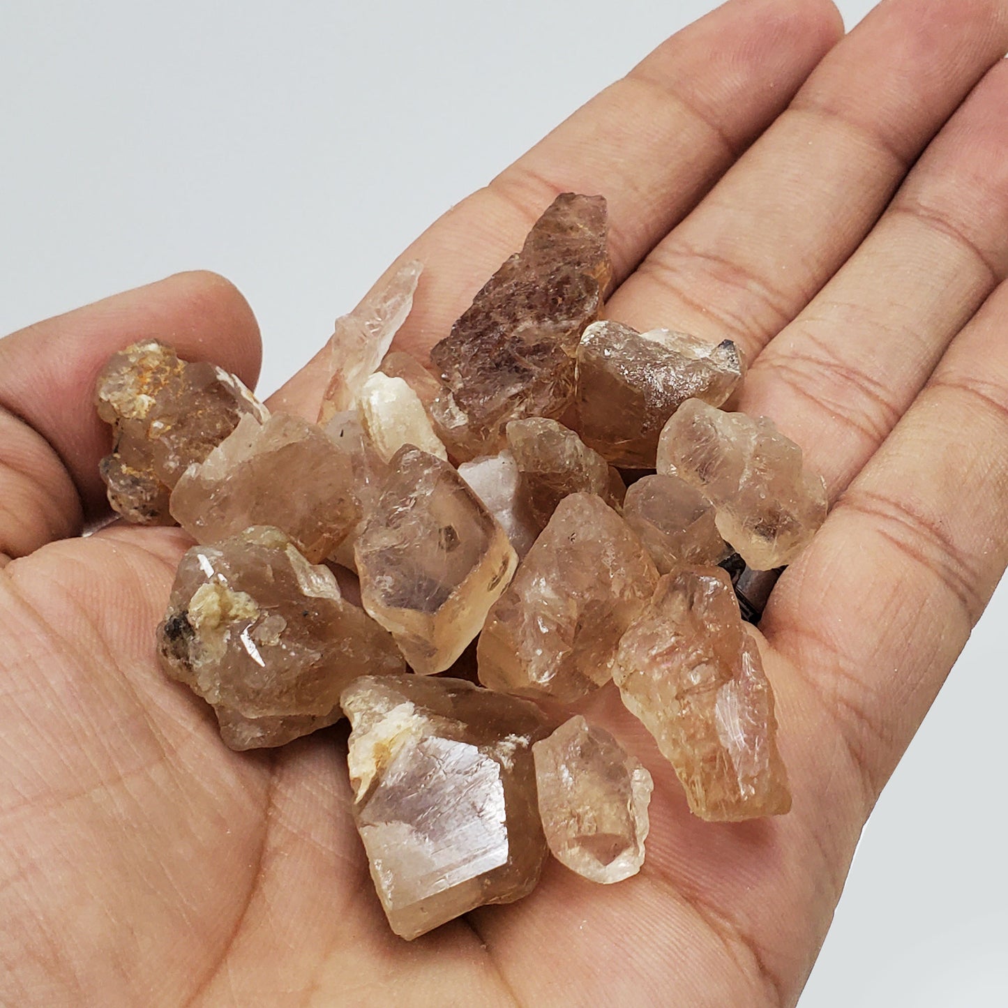 Natural Rough Brown Topaz Crystal Gemstones-Gem Avenue