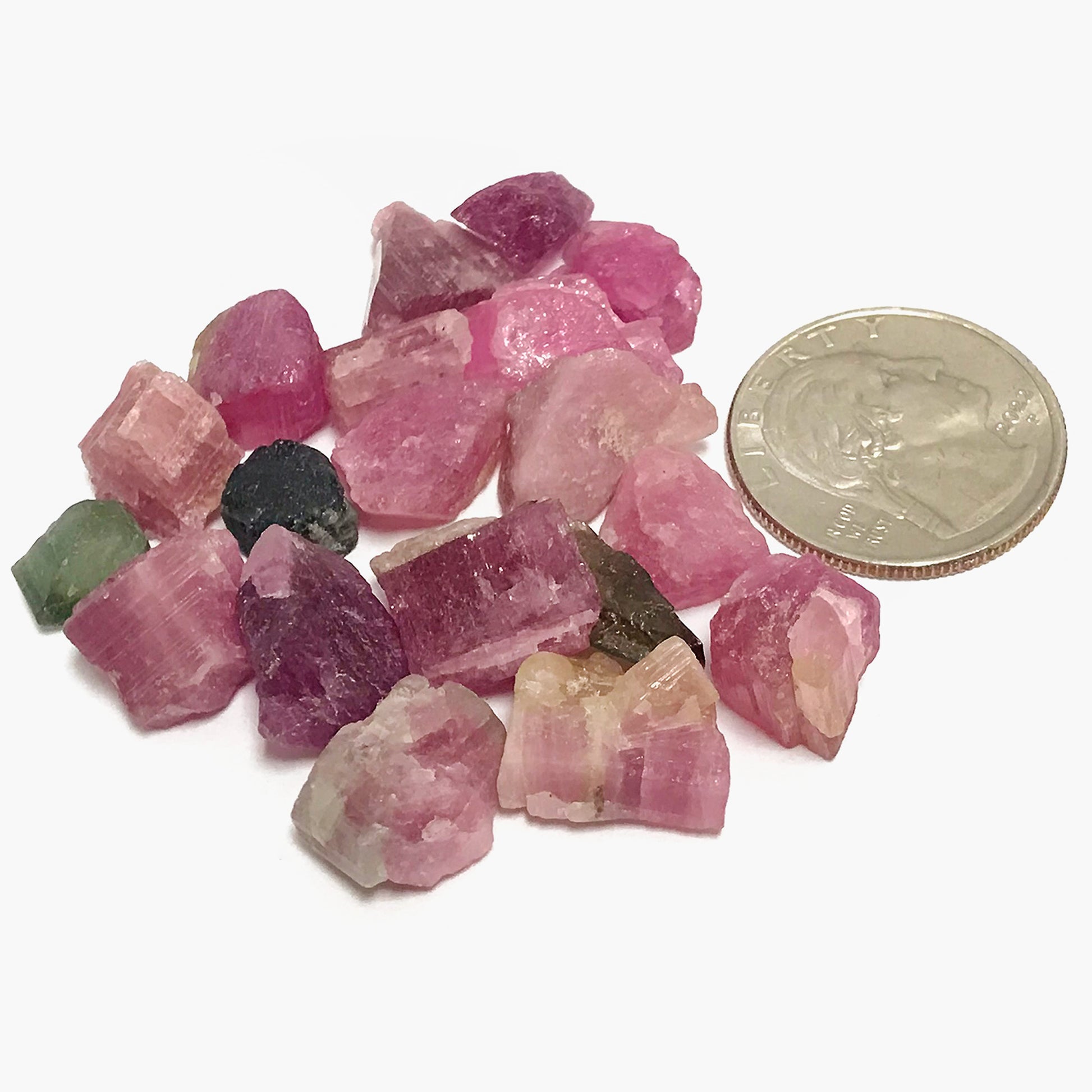 Natural Watermelon Tourmaline Gemstone Crystal - Gem Avenue