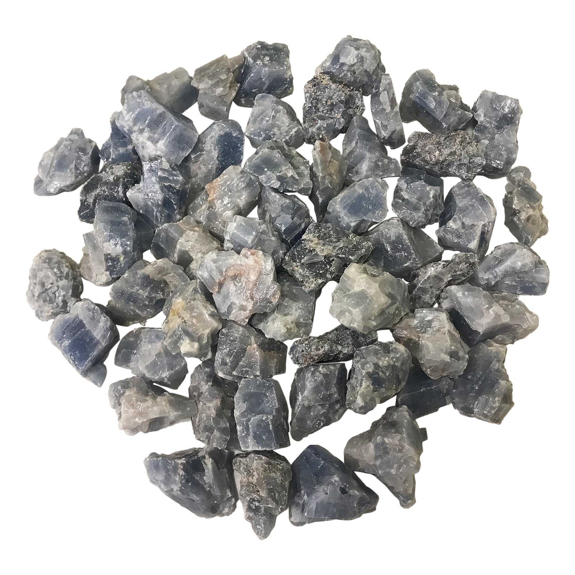 1/2 Lb Genuine Natural Rough Blue Calcite Crystal Gemstones - Gem Avenue