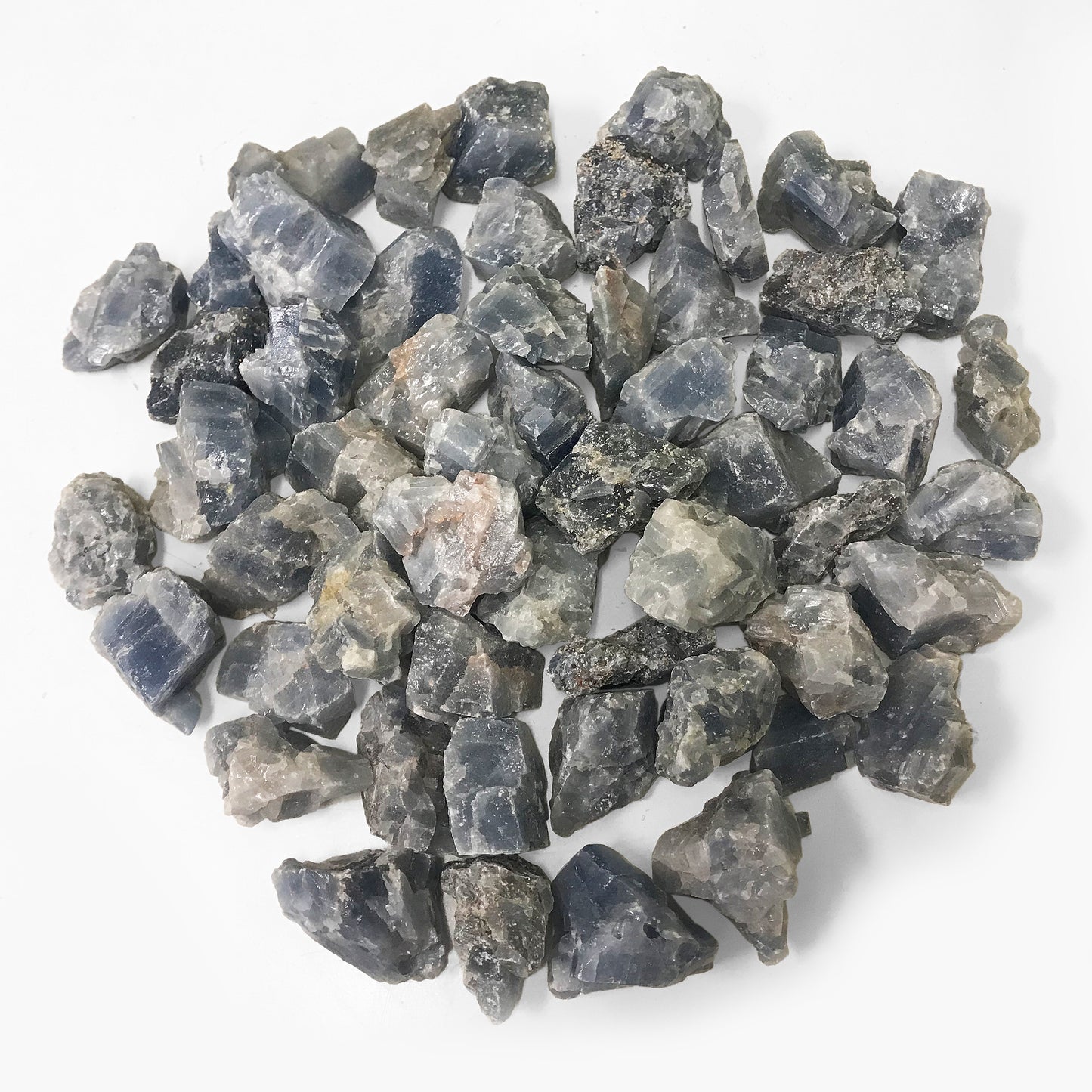 1/2 Lb Genuine Natural Rough Blue Calcite Crystal Gemstones - Gem Avenue