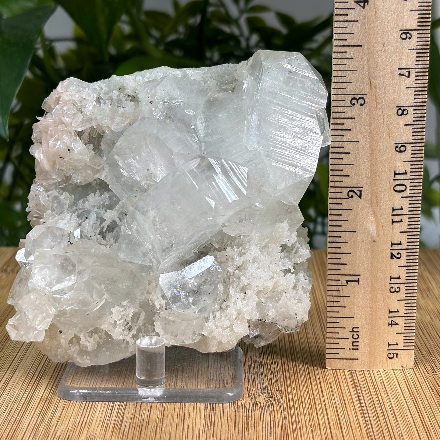 Apophyllite Stilbite and Chalcedony Mineral Specimen - Gem Avenue
