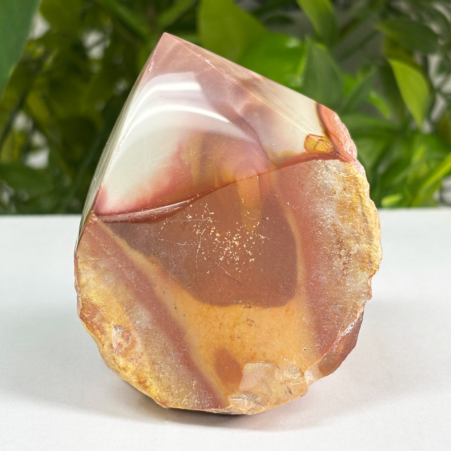 Natural Polychrome Jasper Crystal Gemstone Obelisk Tower Point -Gem Avenue