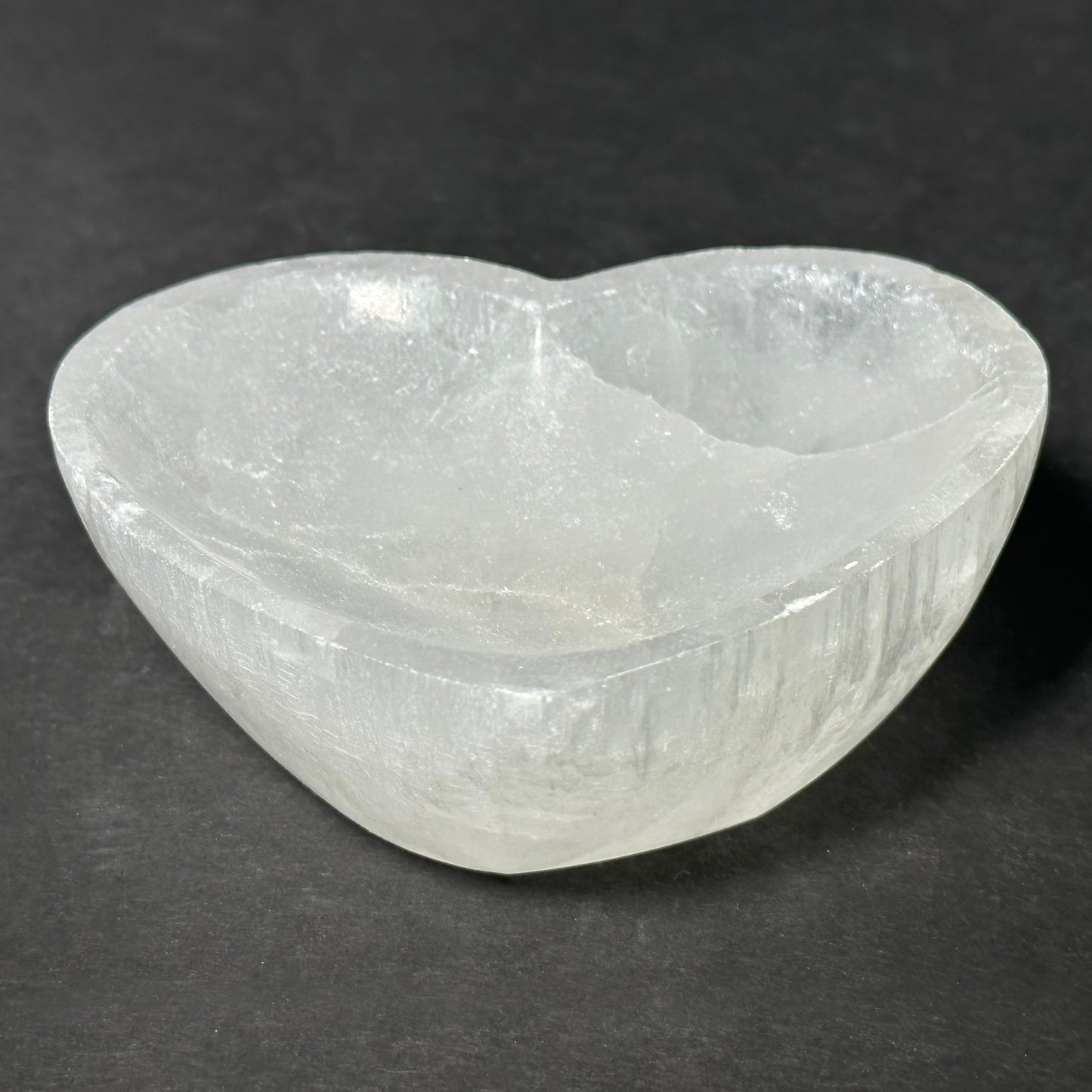 Selenite Heart Bowl Charging Crystal Gemstone-Gem Avenue
