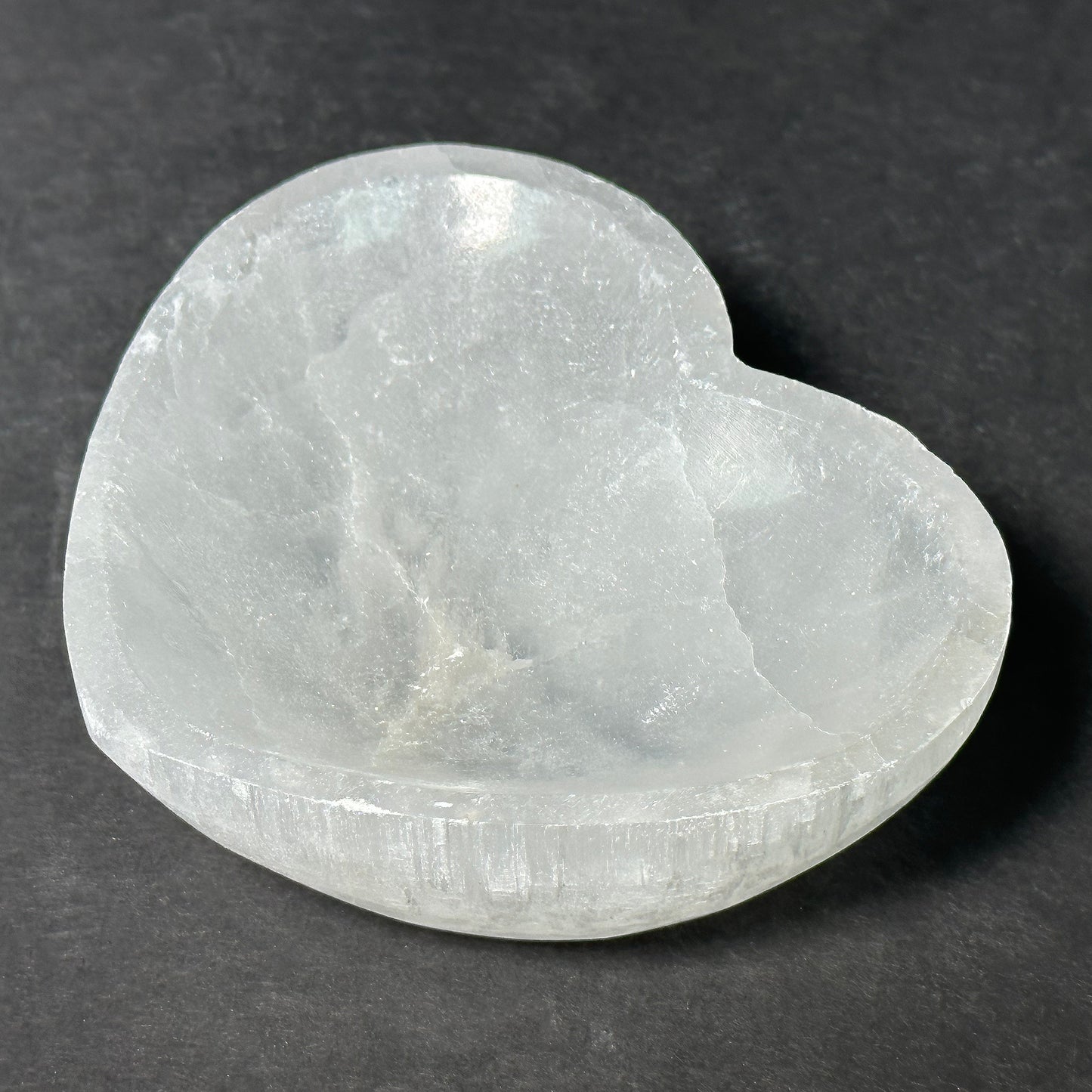 Selenite Heart Bowl Charging Crystal Gemstone-Gem Avenue
