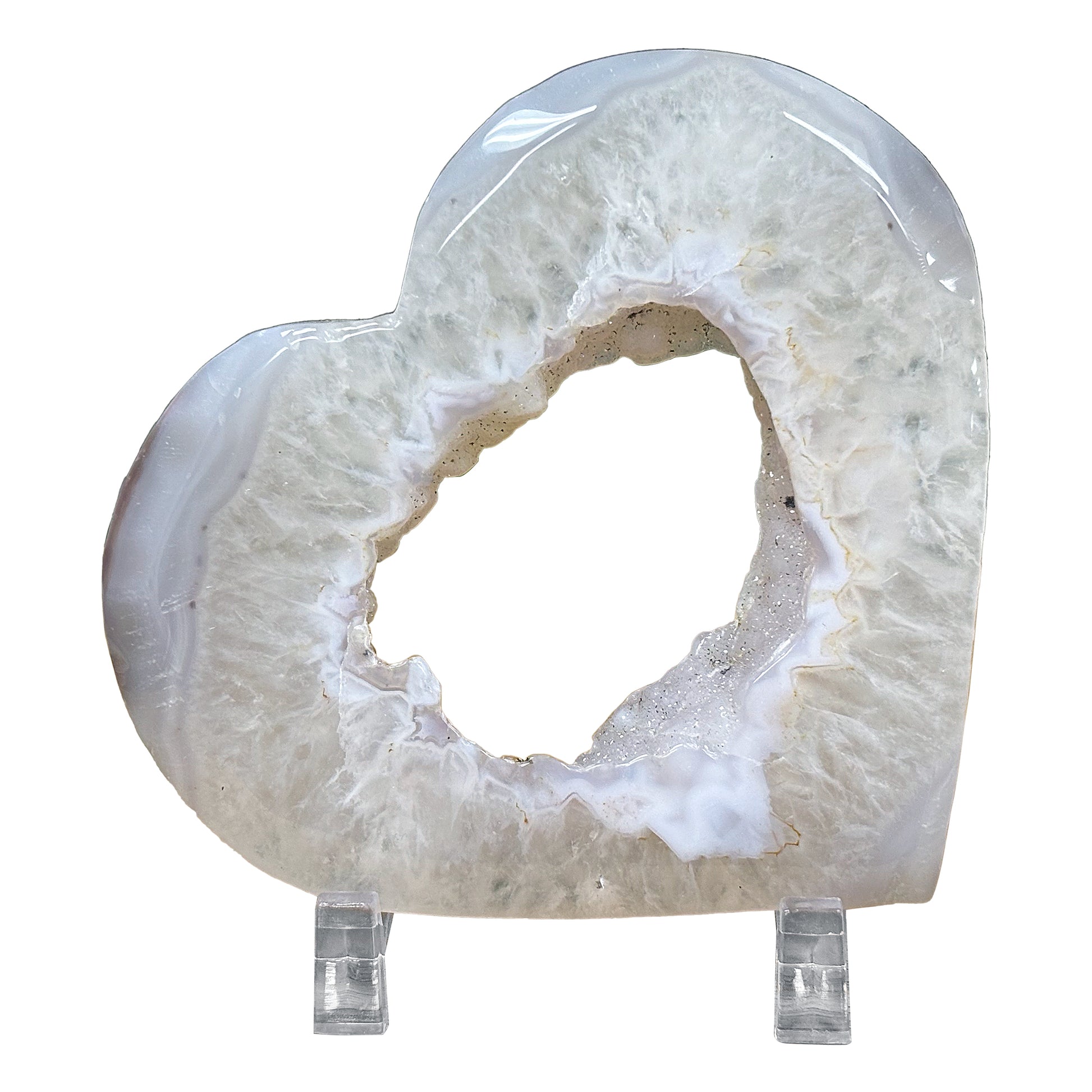 Agate Heart Crystal Gemstone - Gem Avenue
