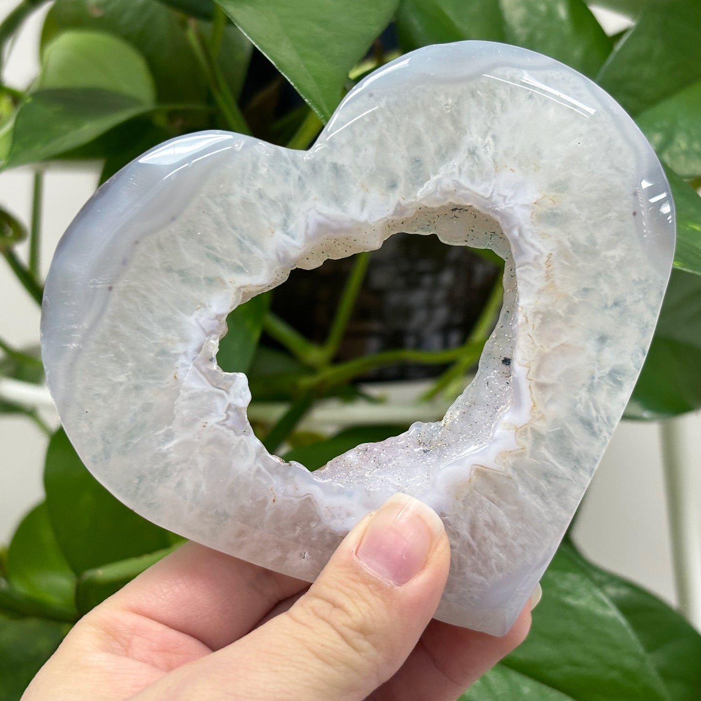 Agate Heart Crystal Gemstone - Gem Avenue