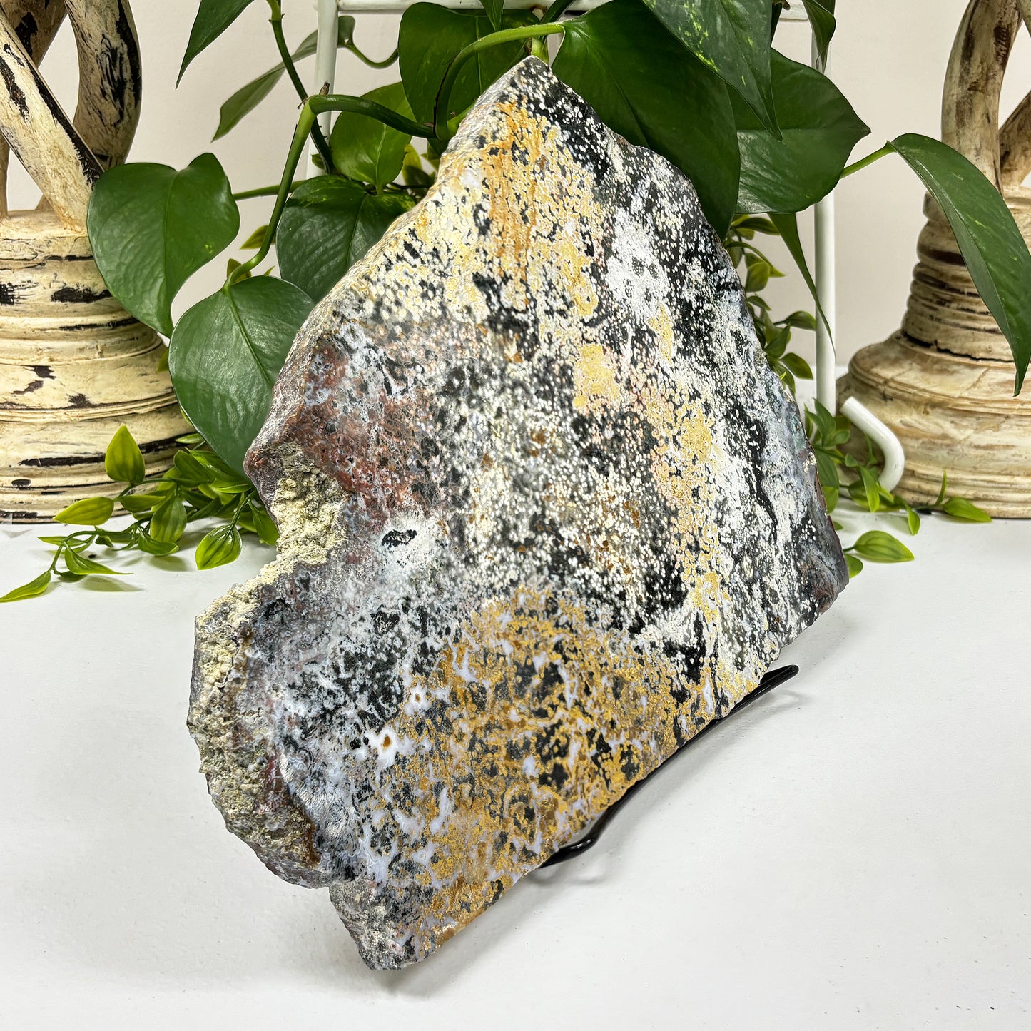 Natural Sea Jasper Crystal Gemstone Slab - Gem Avenue