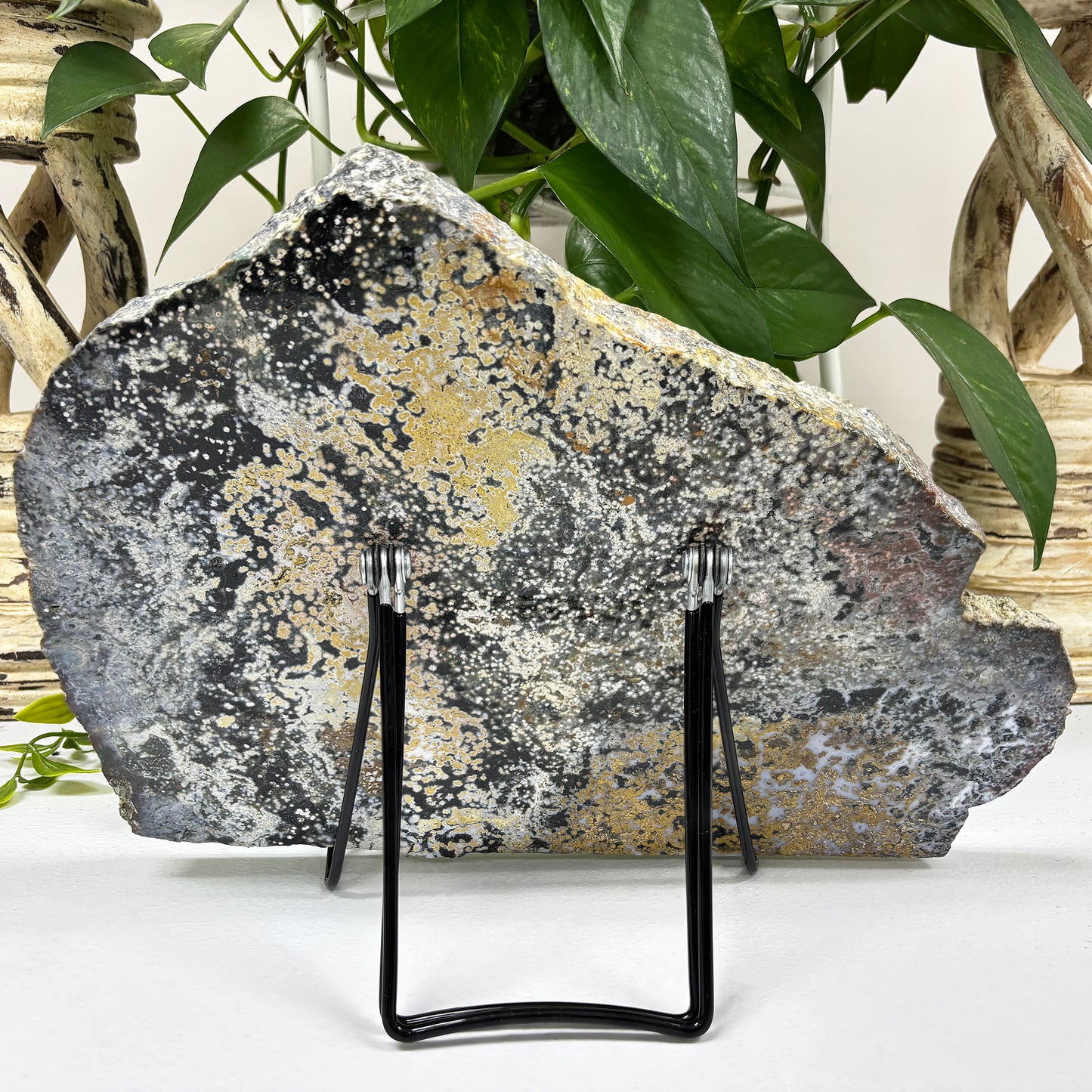 Natural Sea Jasper Crystal Gemstone Slab - Gem Avenue