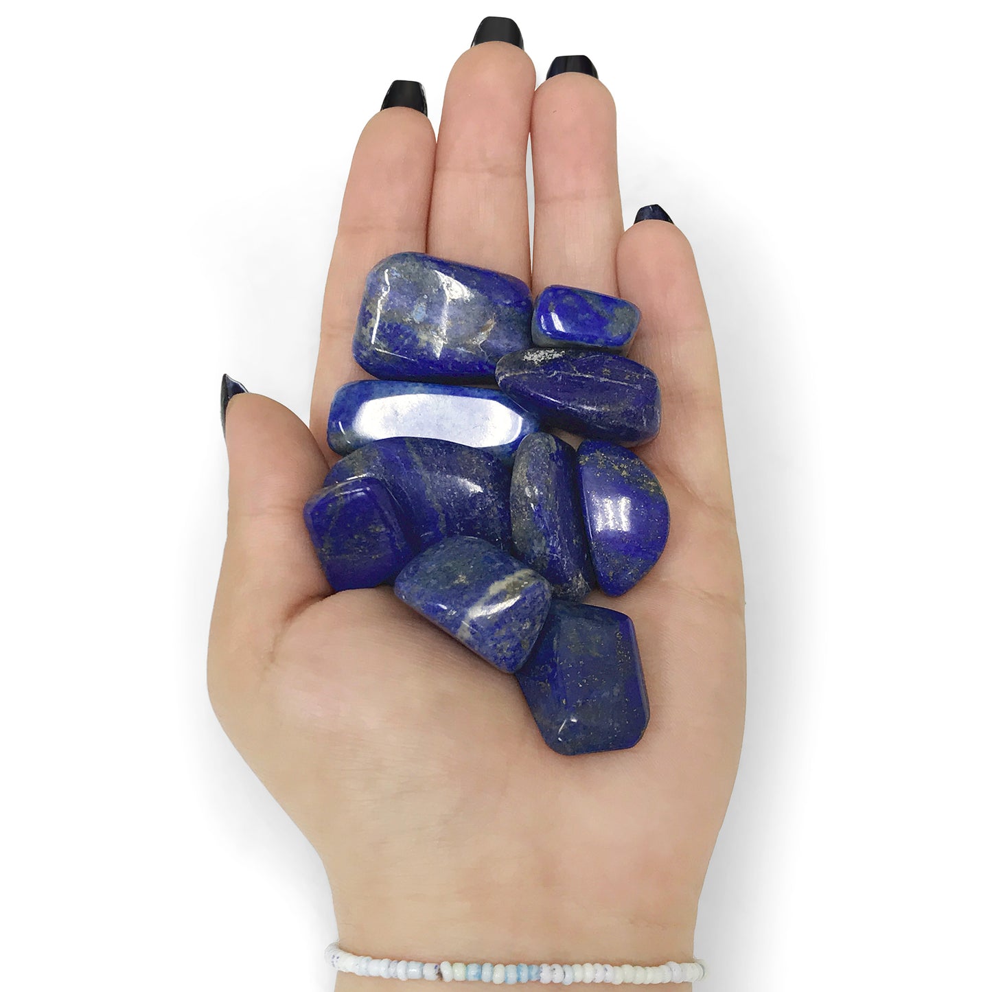 Royal Blue Lapis Lazuli Tumbled Stone - Gem Avenue