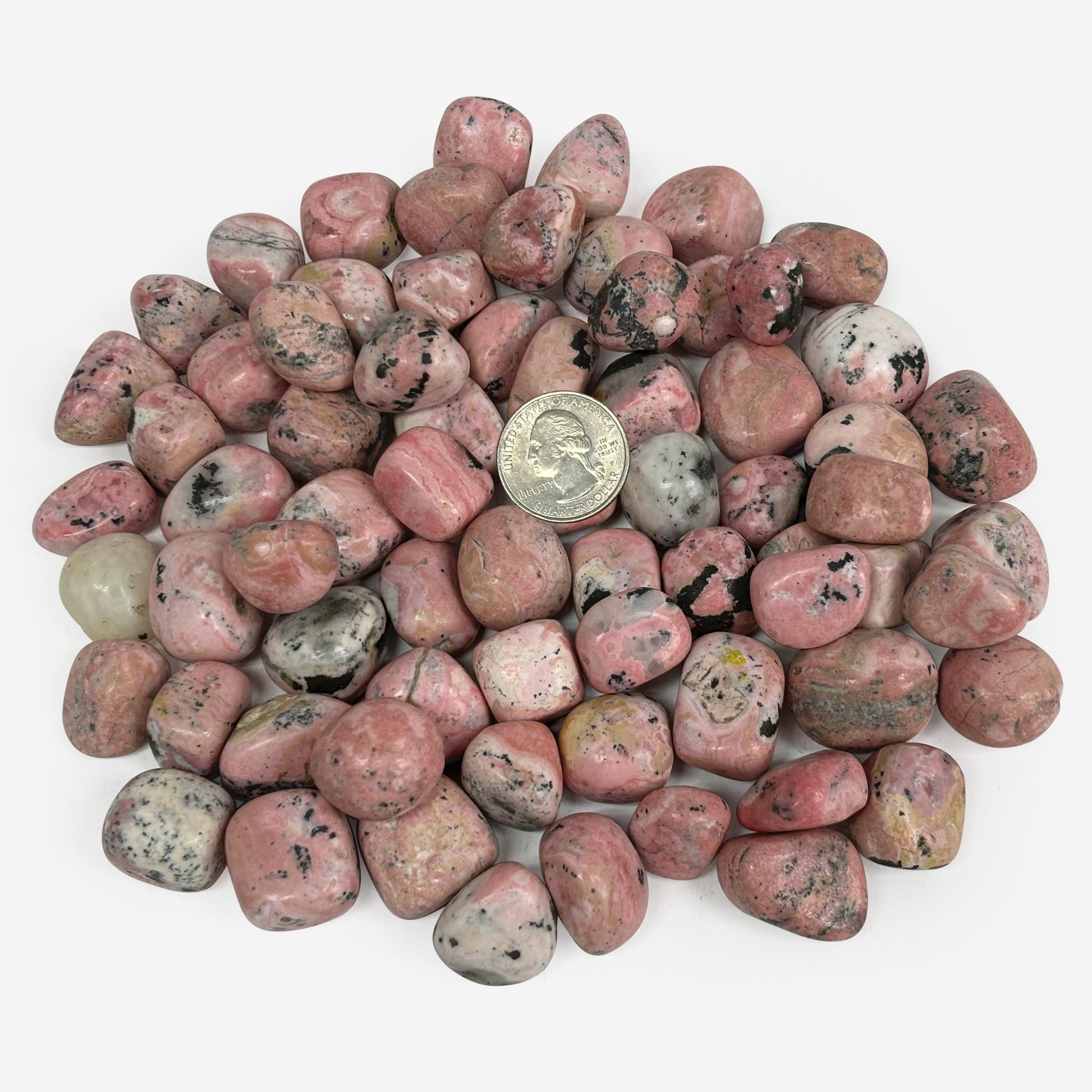 Polished Rhodochrosite Gemstone Tumbled Stone - Gem Avenue