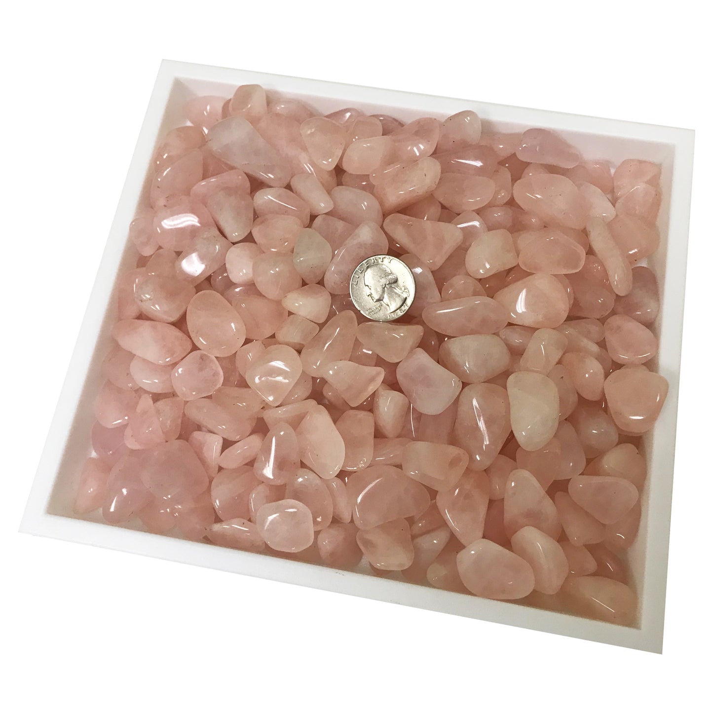 Natural Rose Quartz Tumbled Stone - Gem Avenue