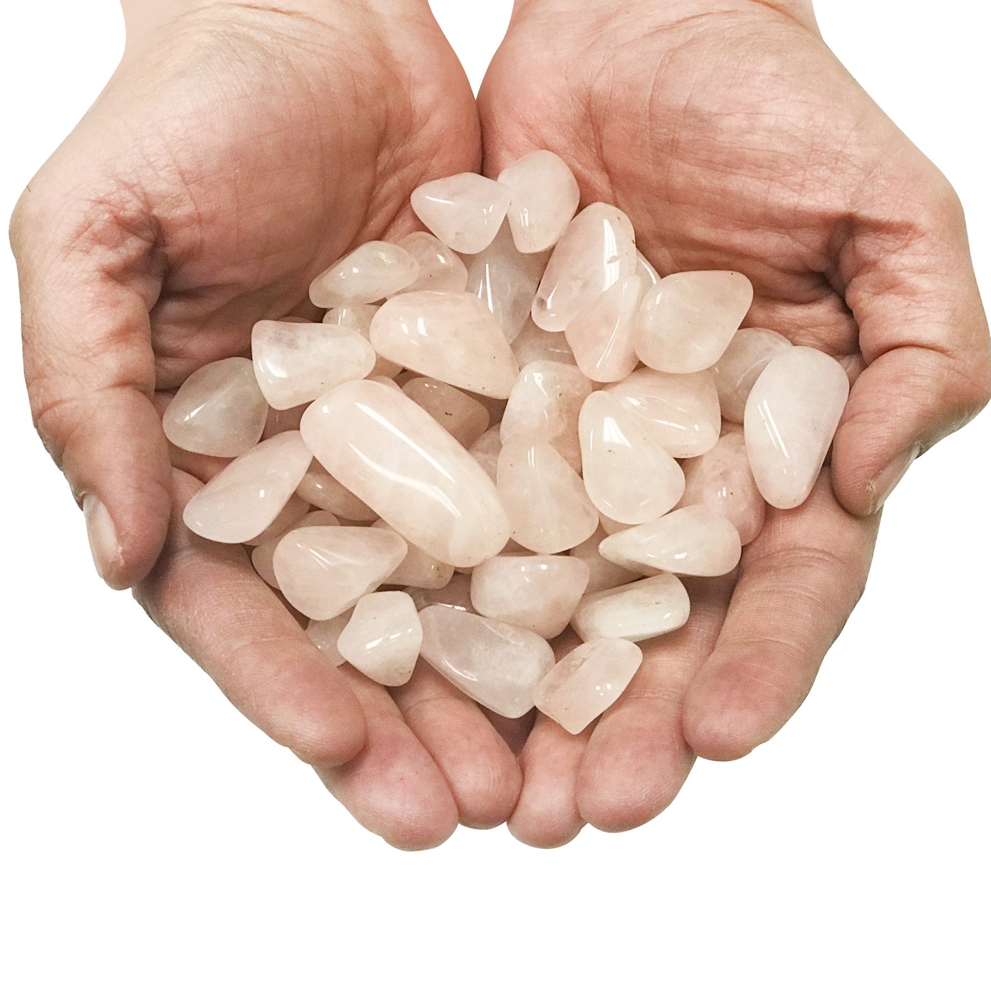 Natural Rose Quartz Tumbled Stone - Gem Avenue