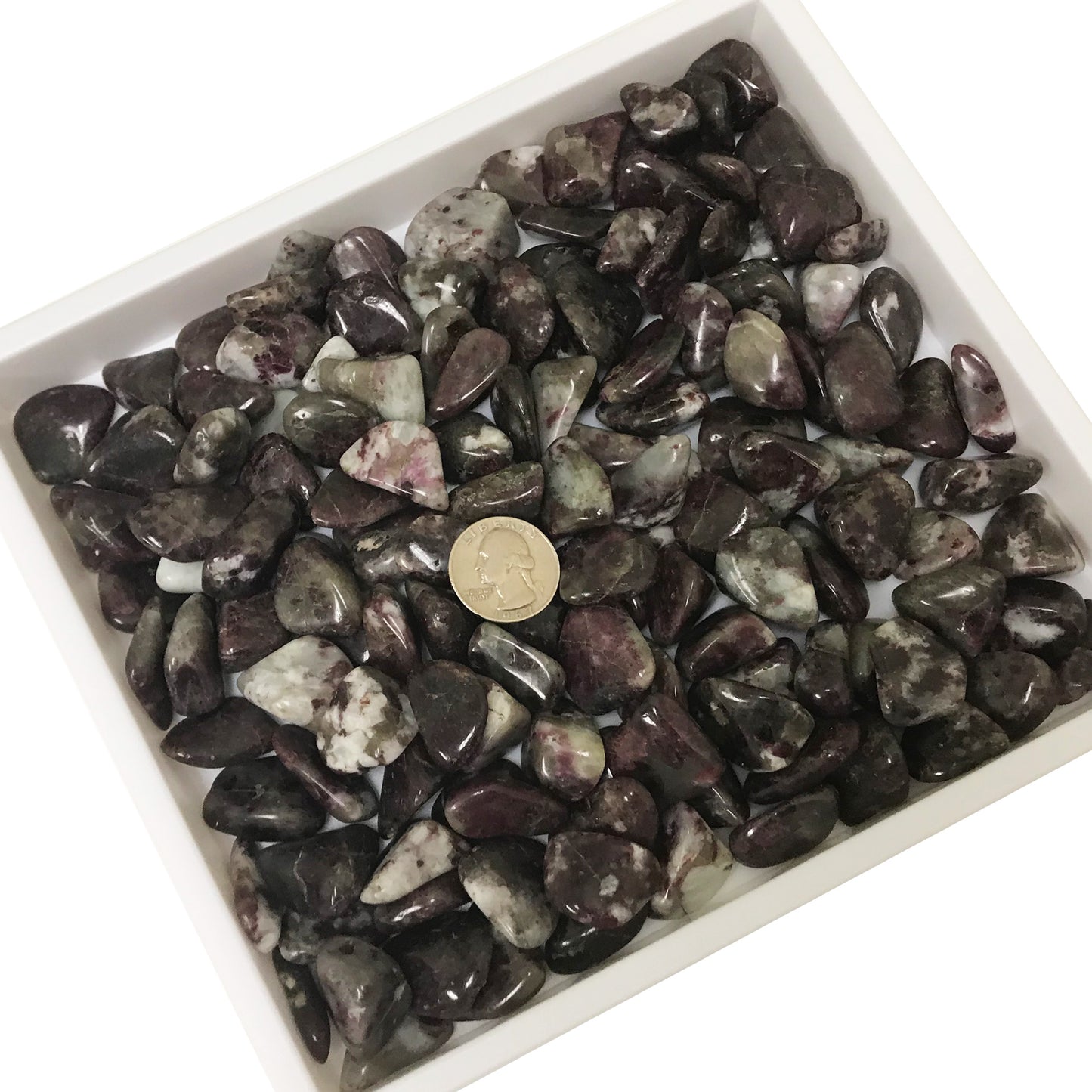 Natural Ruby Tourmaline Tumbled Stone - Gem Avenue