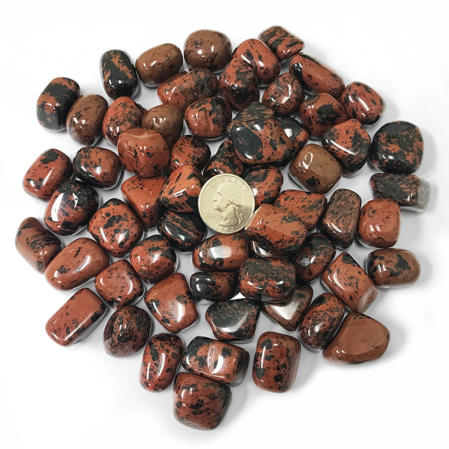 Mahogany Obsidian Tumbled Stone - Gem Avenue