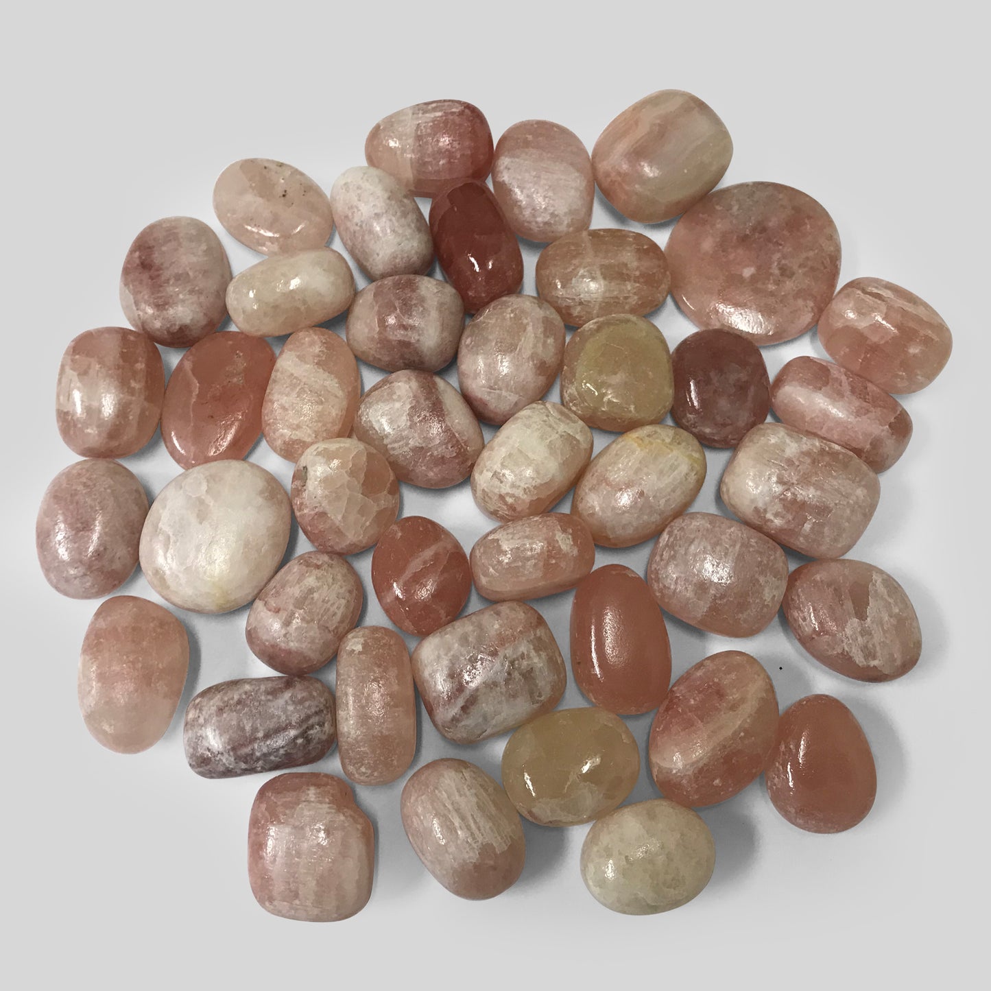 Rose Calcite Tumbled Stone - Gem Avenue