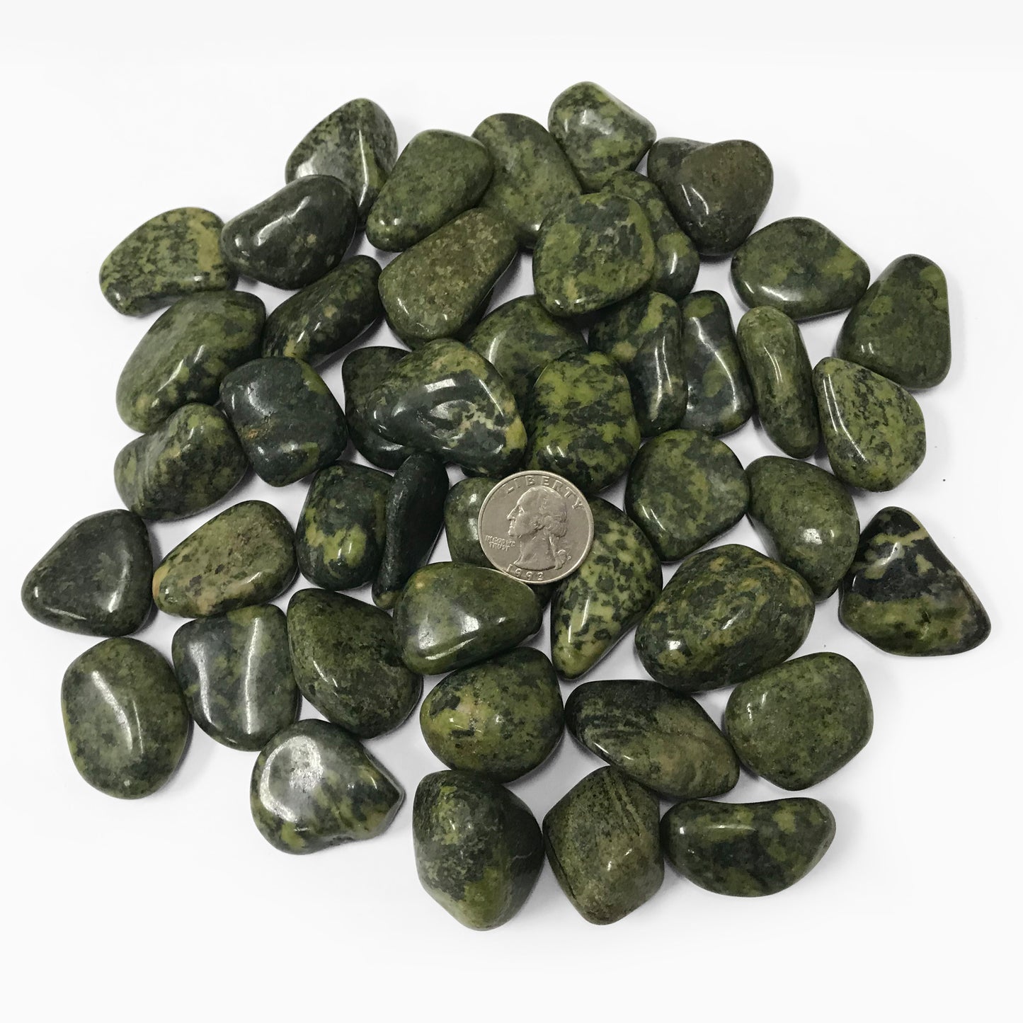 Nephrite Tumbled Stone - Gem Avenue