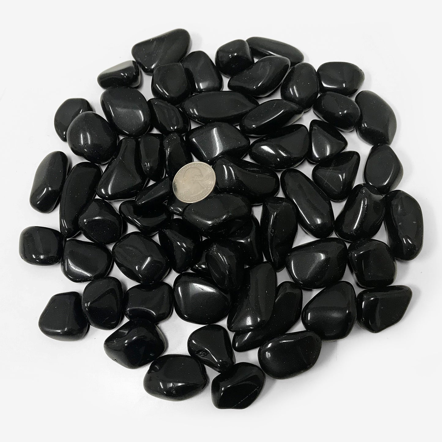 Black Obsidian Tumbled Stone - Gem Avenue