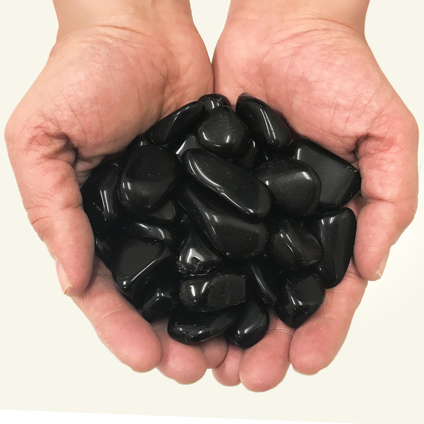 Black Obsidian Tumbled Stone - Gem Avenue