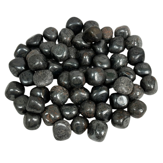Hematite Tumbled Stone Gemstone Crystal - Gem Avenue