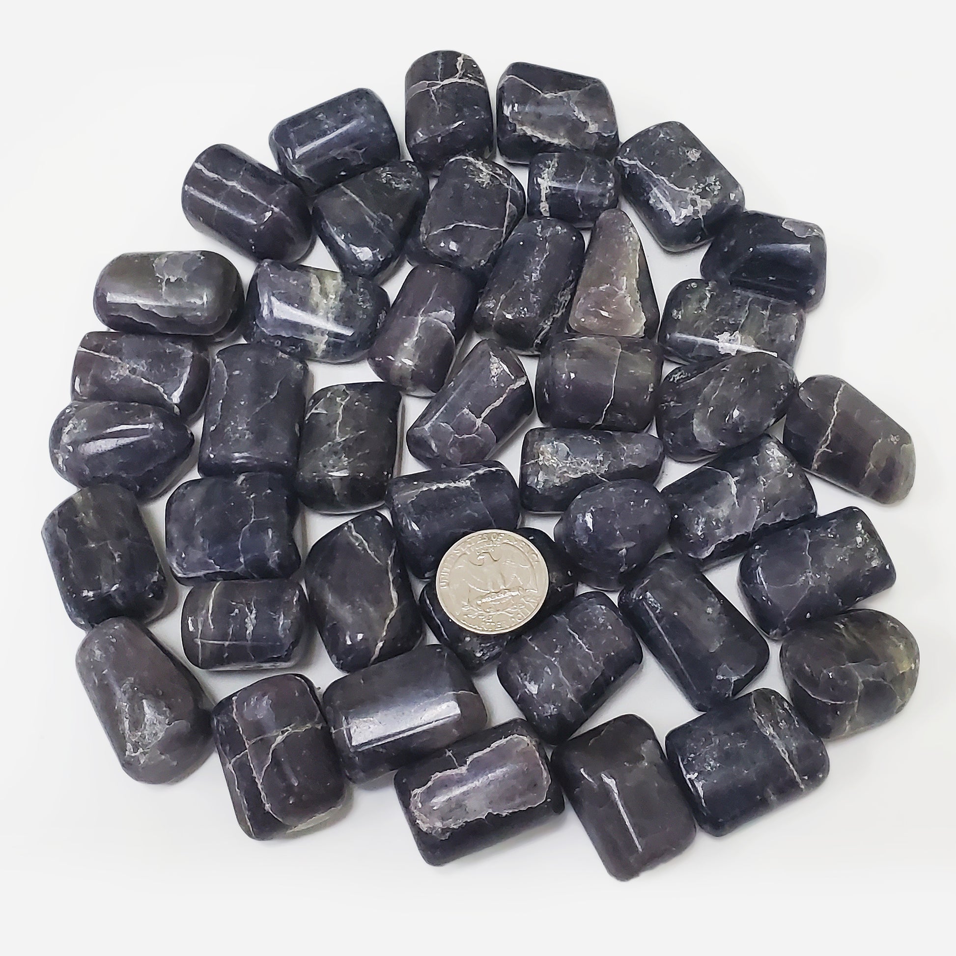 Lolite Tumbled Stone - Gem Avenue
