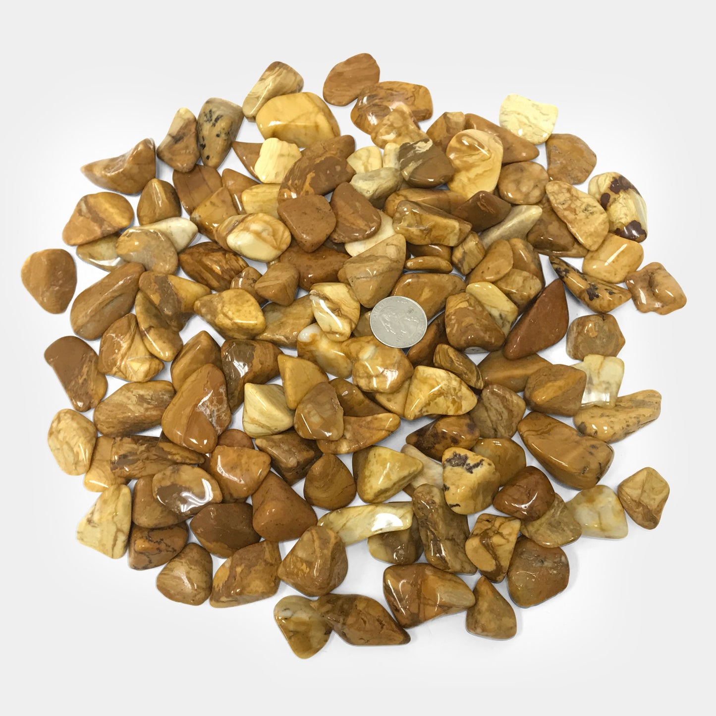 Yellow Jasper Tumbled Stone - Gem Avenue